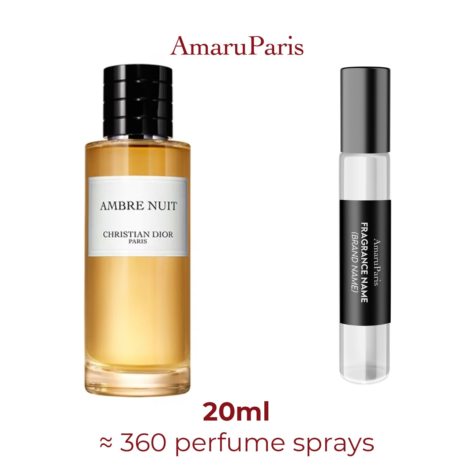 Parfum Ambre Nuit Dior unisexe - ParfumAmaruParis