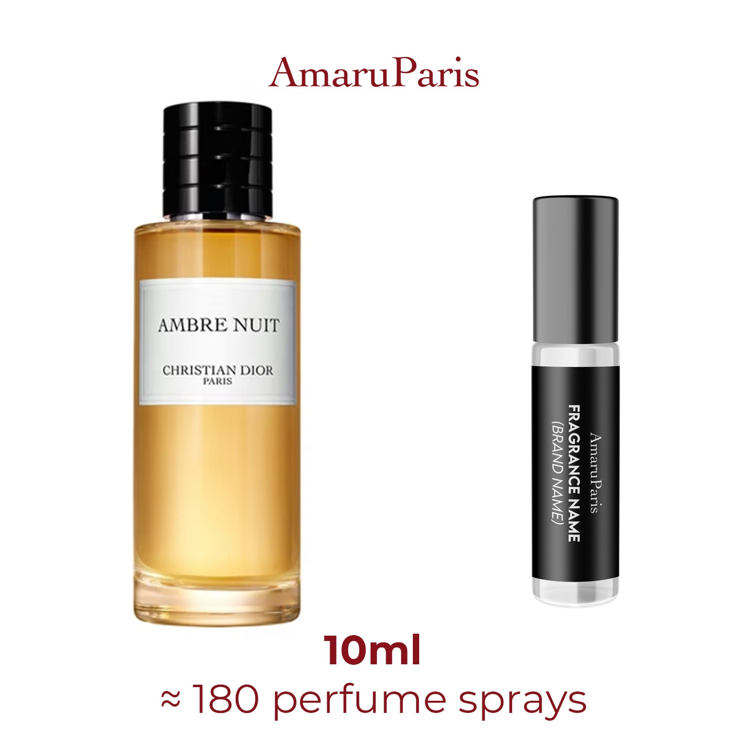 Parfum Ambre Nuit Dior unisexe - ParfumAmaruParis