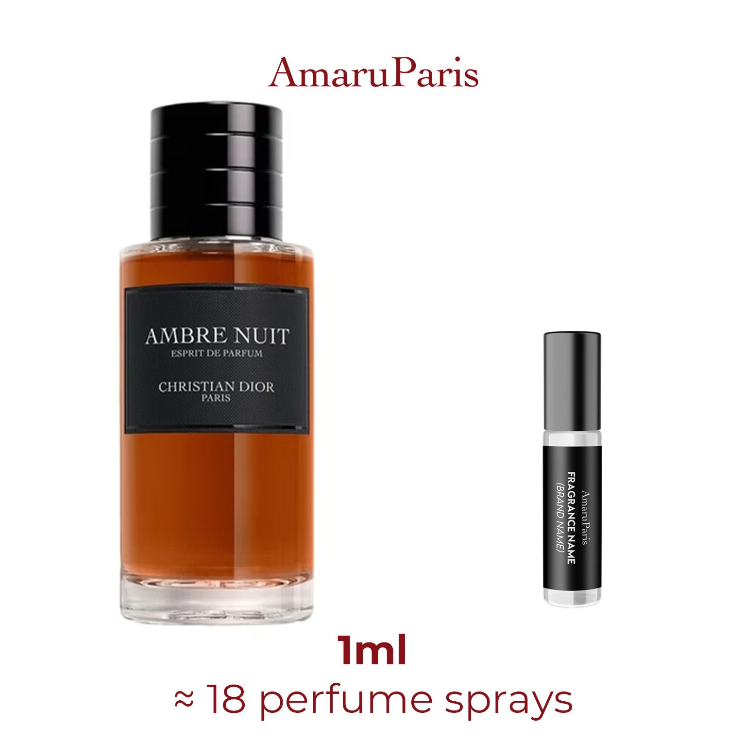 Parfum Ambre Nuit Esprit De Parfum Dior unisexe - ParfumAmaruParis