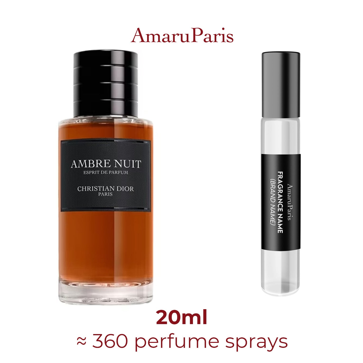 Parfum Ambre Nuit Esprit De Parfum Dior unisexe - ParfumAmaruParis