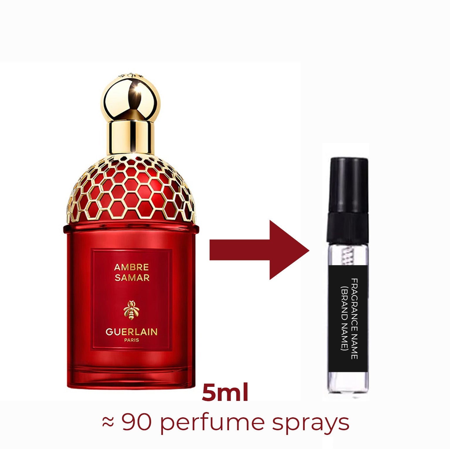 Ambre Samar Guerlain - Miniature Perfume Amaru Paris