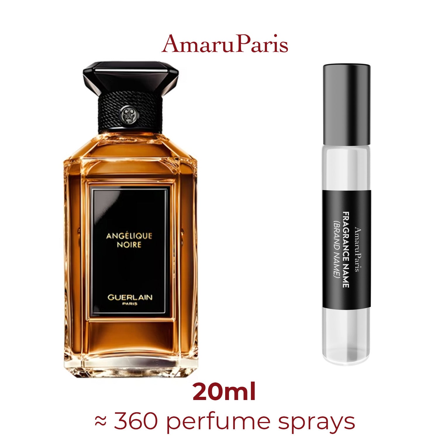 極美品 数回使用 Angélique Noire 75ml ゲラン 香水 Angélique Noire Guerlain - Miniature Perfume Amaru Paris