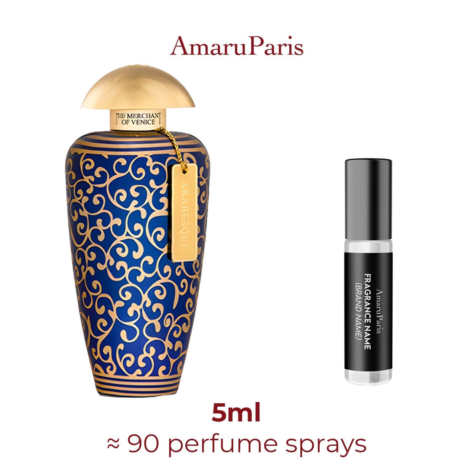 Merchant of Venice Arabesque オードパルファム Arabesque The Merchant of Venice - Miniature Perfume Amaru Paris
