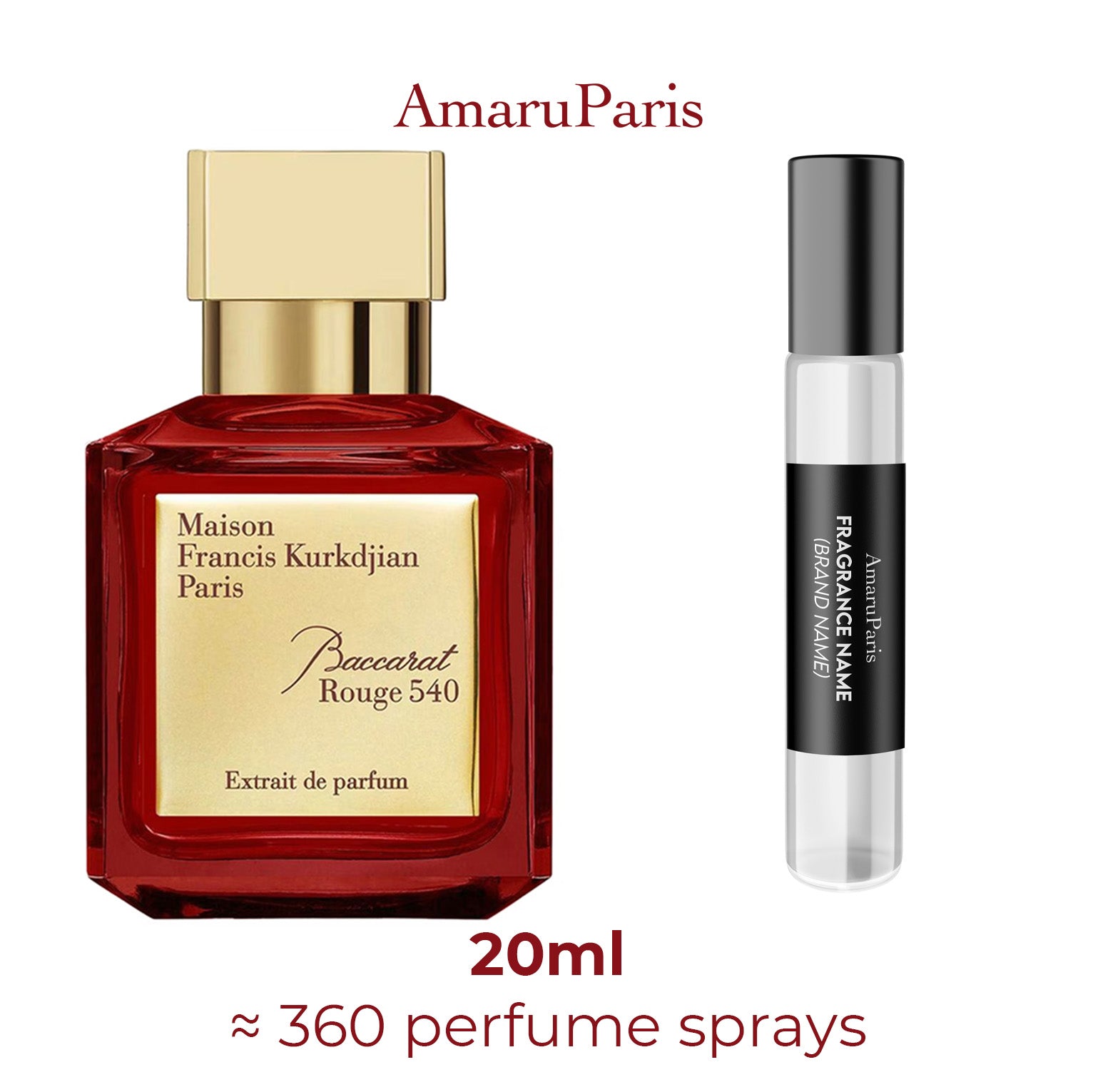 Parfum Baccarat Rouge 540 Extrait de Parfum Maison Francis Kurkdjian unisexe - ParfumAmaruParis