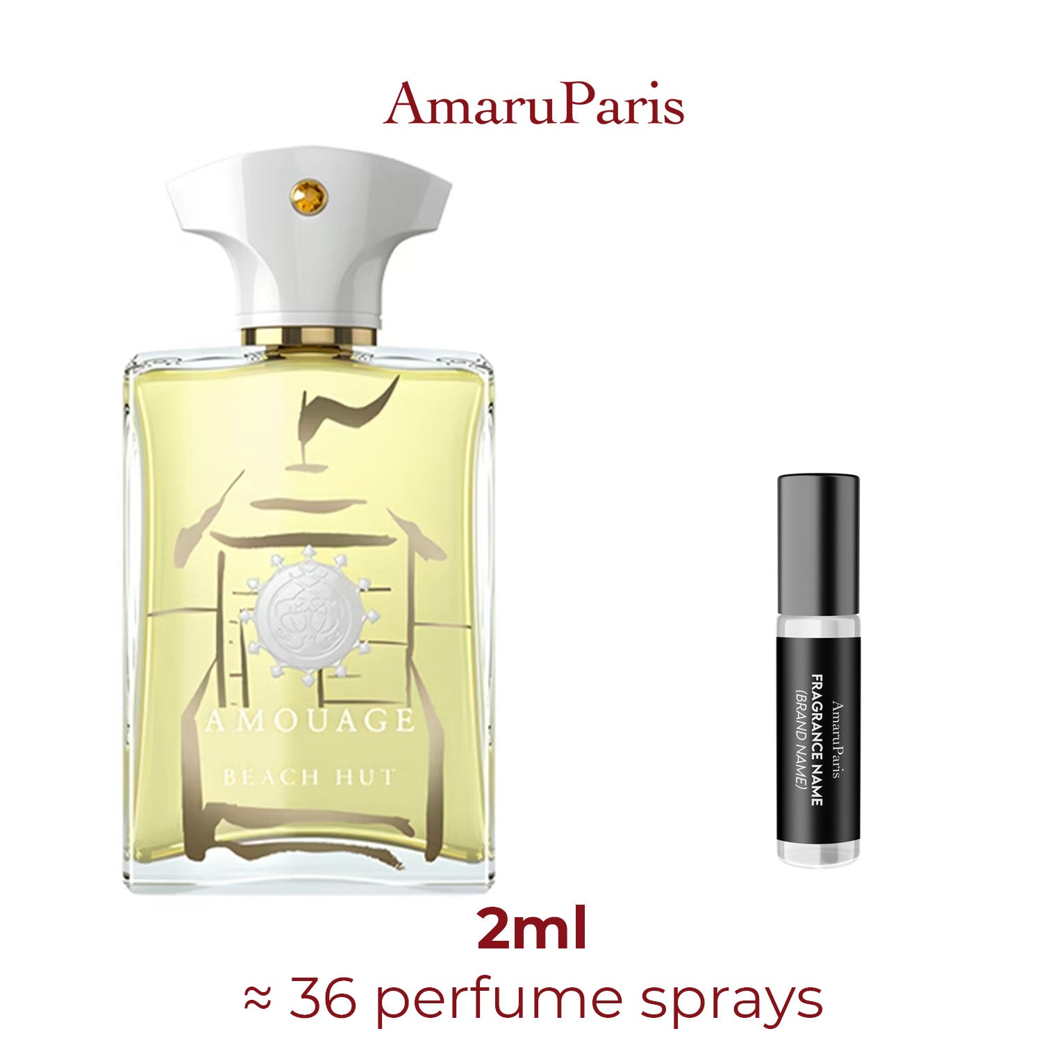 Beach Hut Man Amouage - Miniature Perfume Amaru Paris