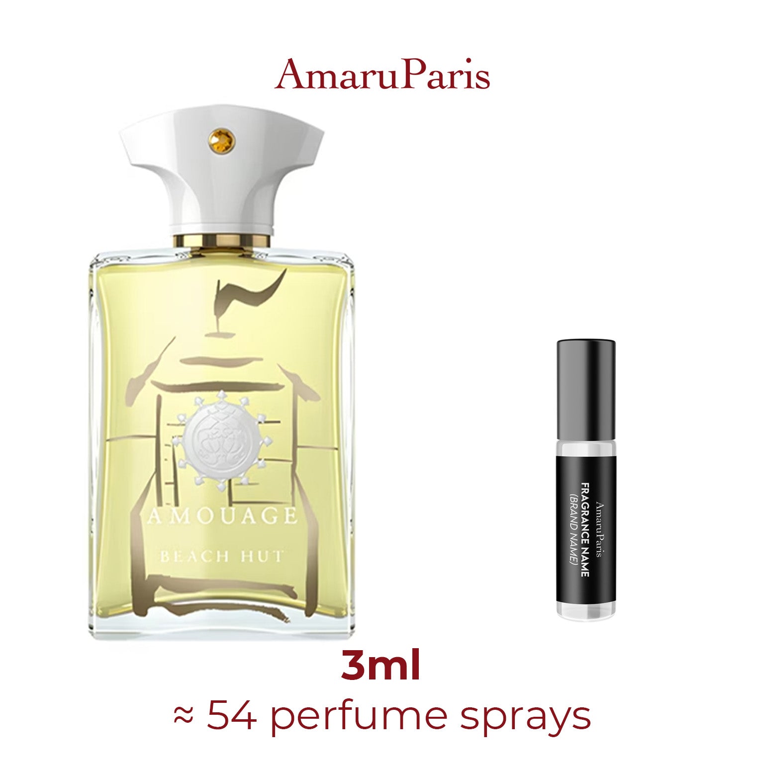 Beach Hut Man Amouage - Miniature Perfume Amaru Paris