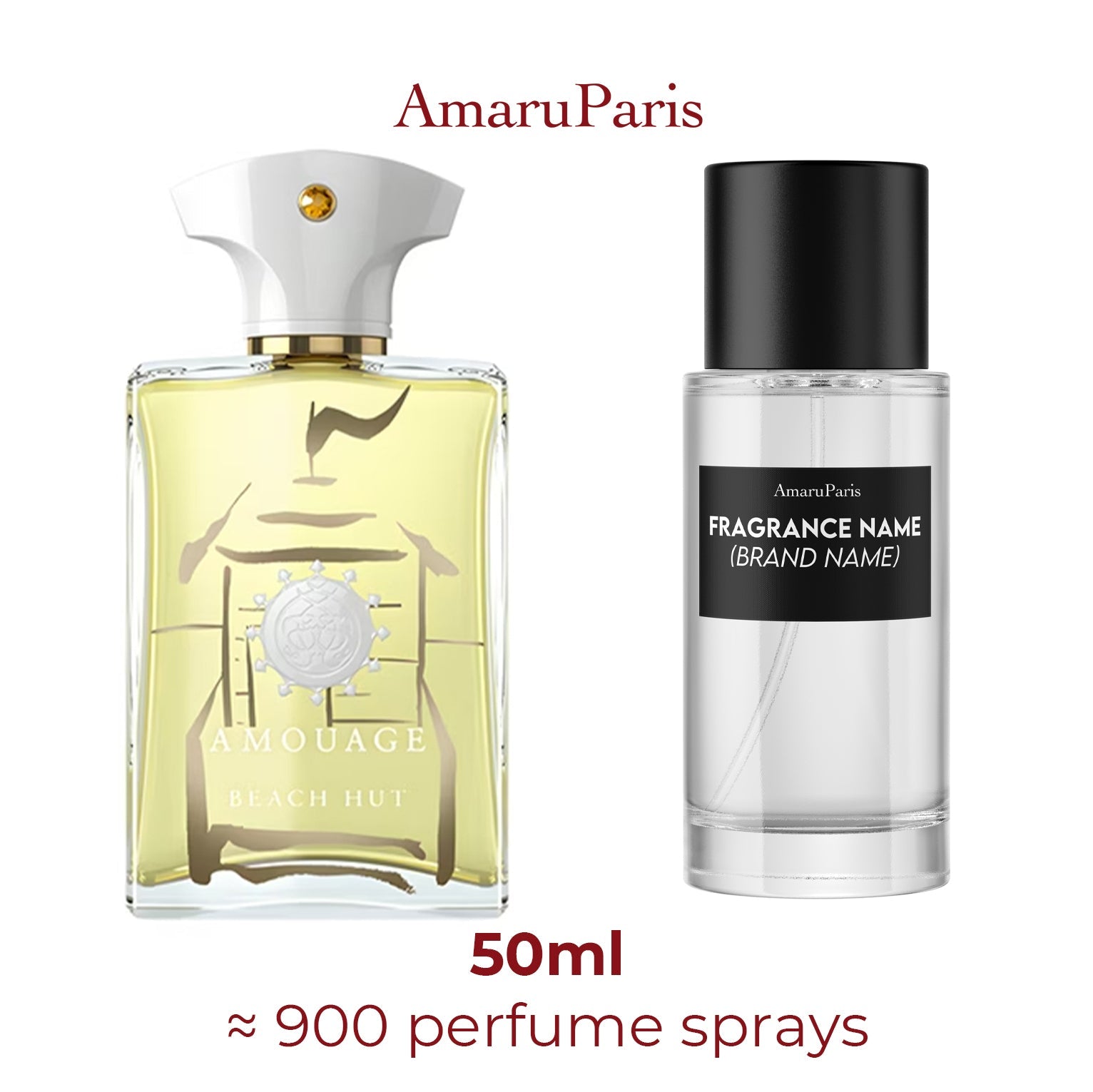 Beach Hut Man Amouage - Miniature Perfume Amaru Paris