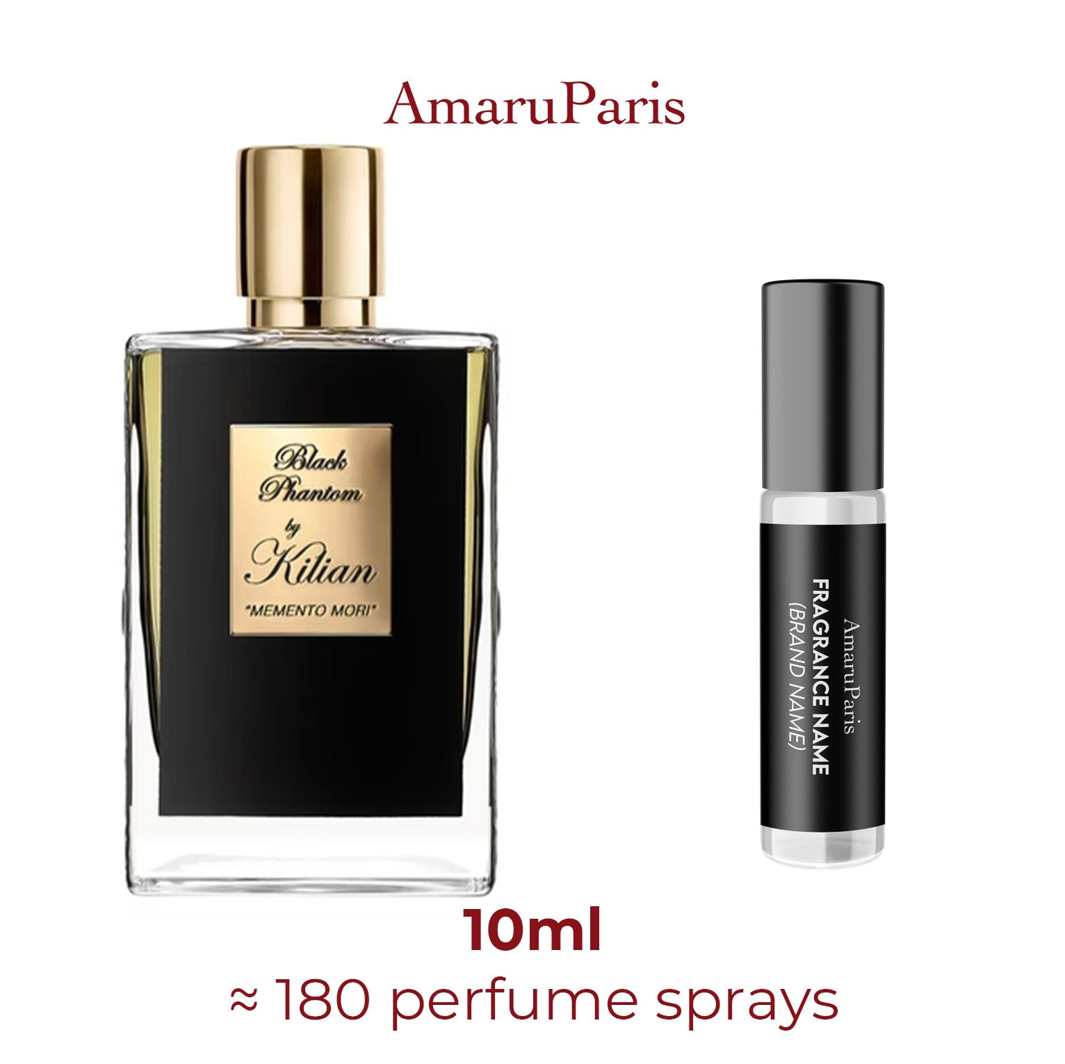 Black Phantom By Kilian - Parfum Miniature Amaru Paris