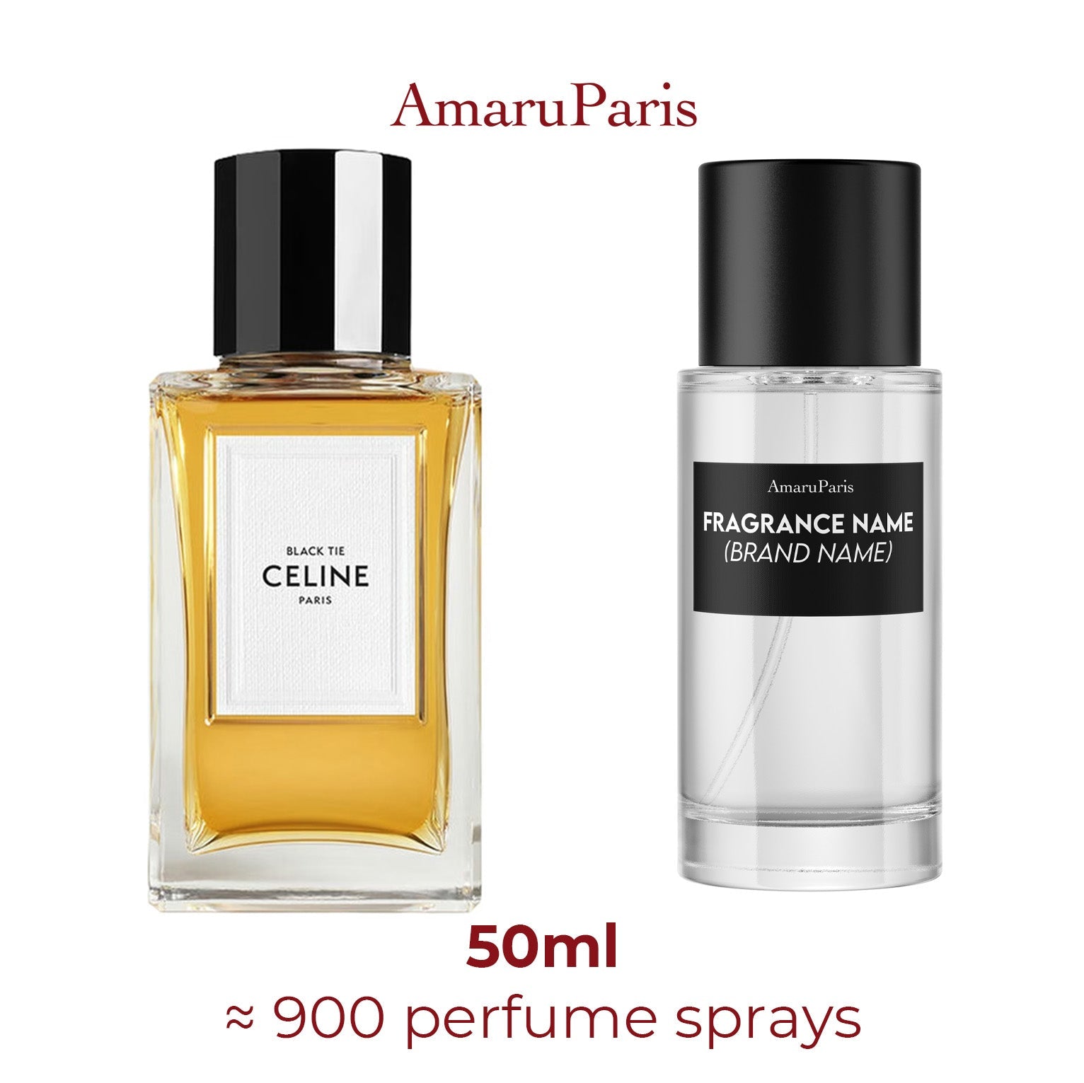 Black Tie Celine - Miniature Perfume Amaru Paris