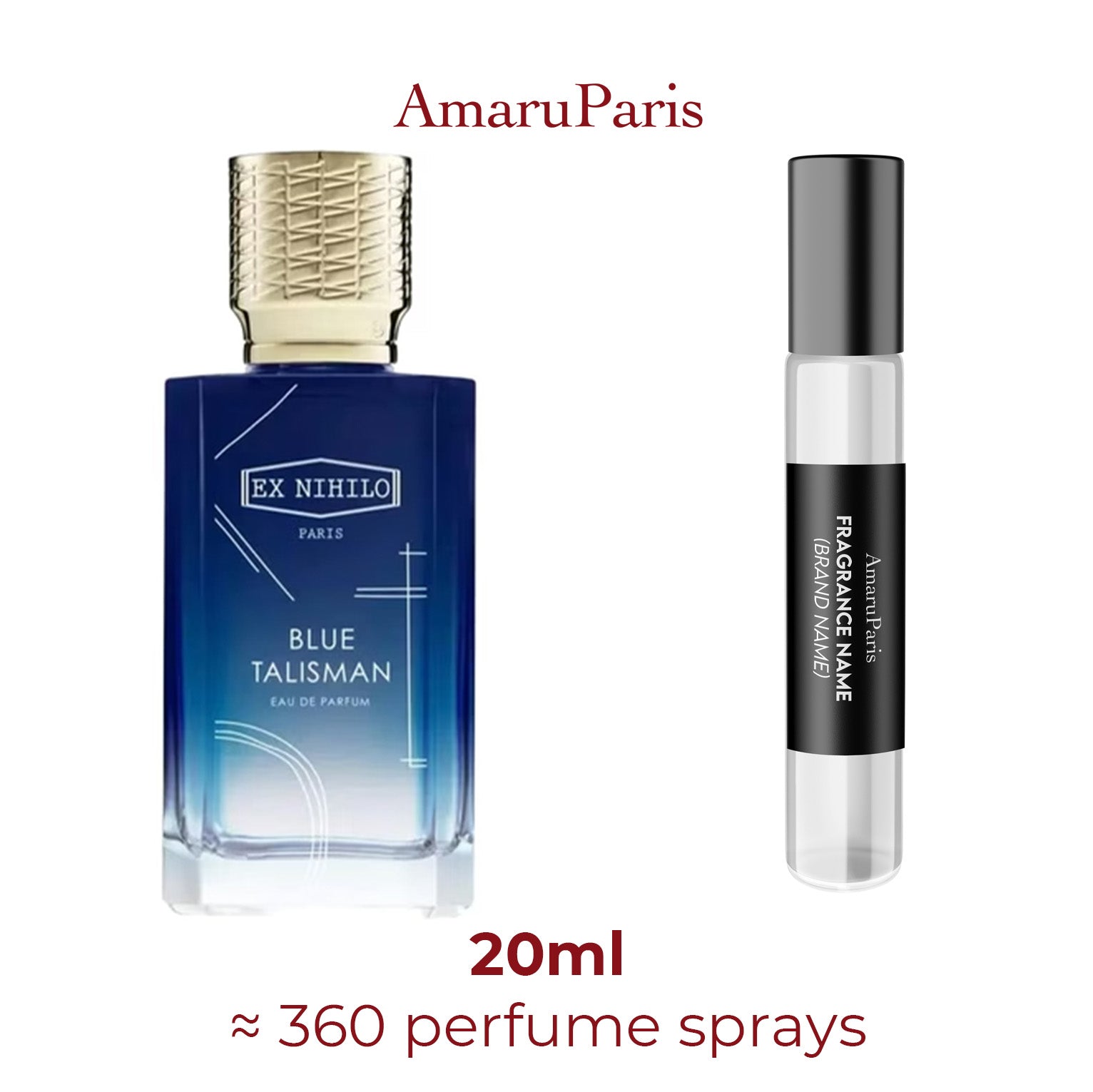 Blue Talisman Ex Nihilo - Miniature Perfume Amaru Paris