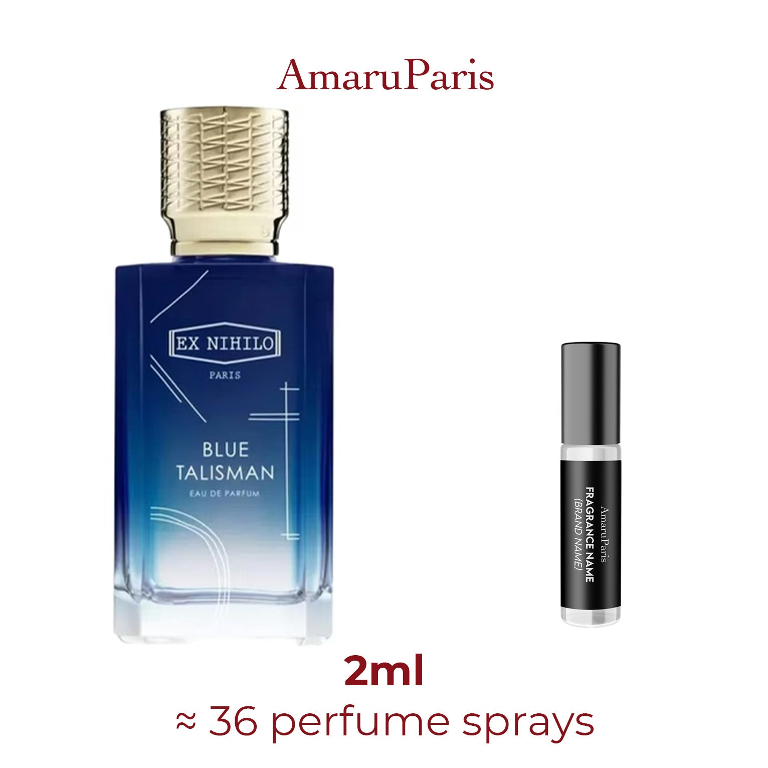 Blue Talisman Ex Nihilo - Miniature Perfume Amaru Paris