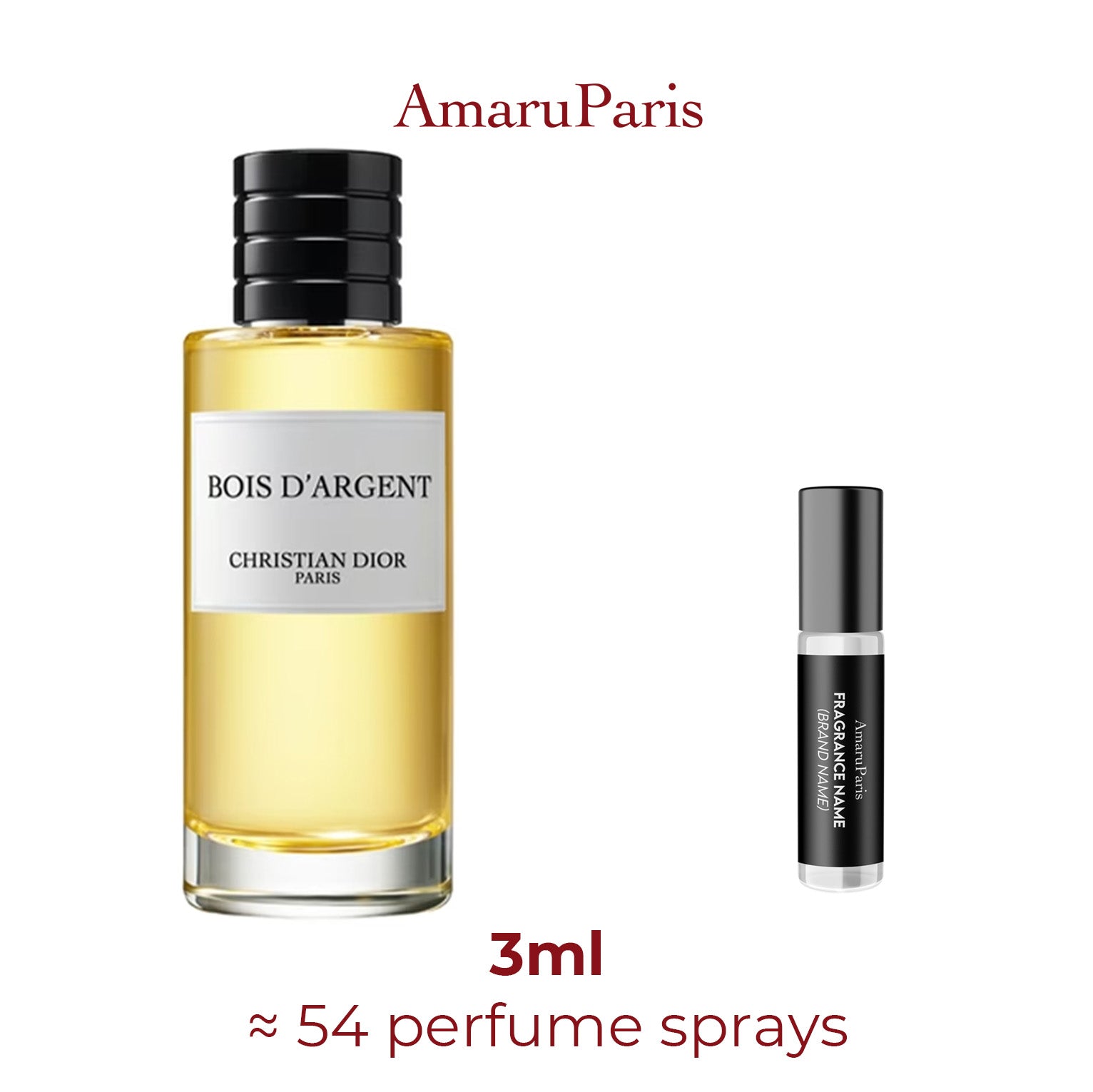 Dior Bois d'Argent - Amaru Paris Miniature Perfume