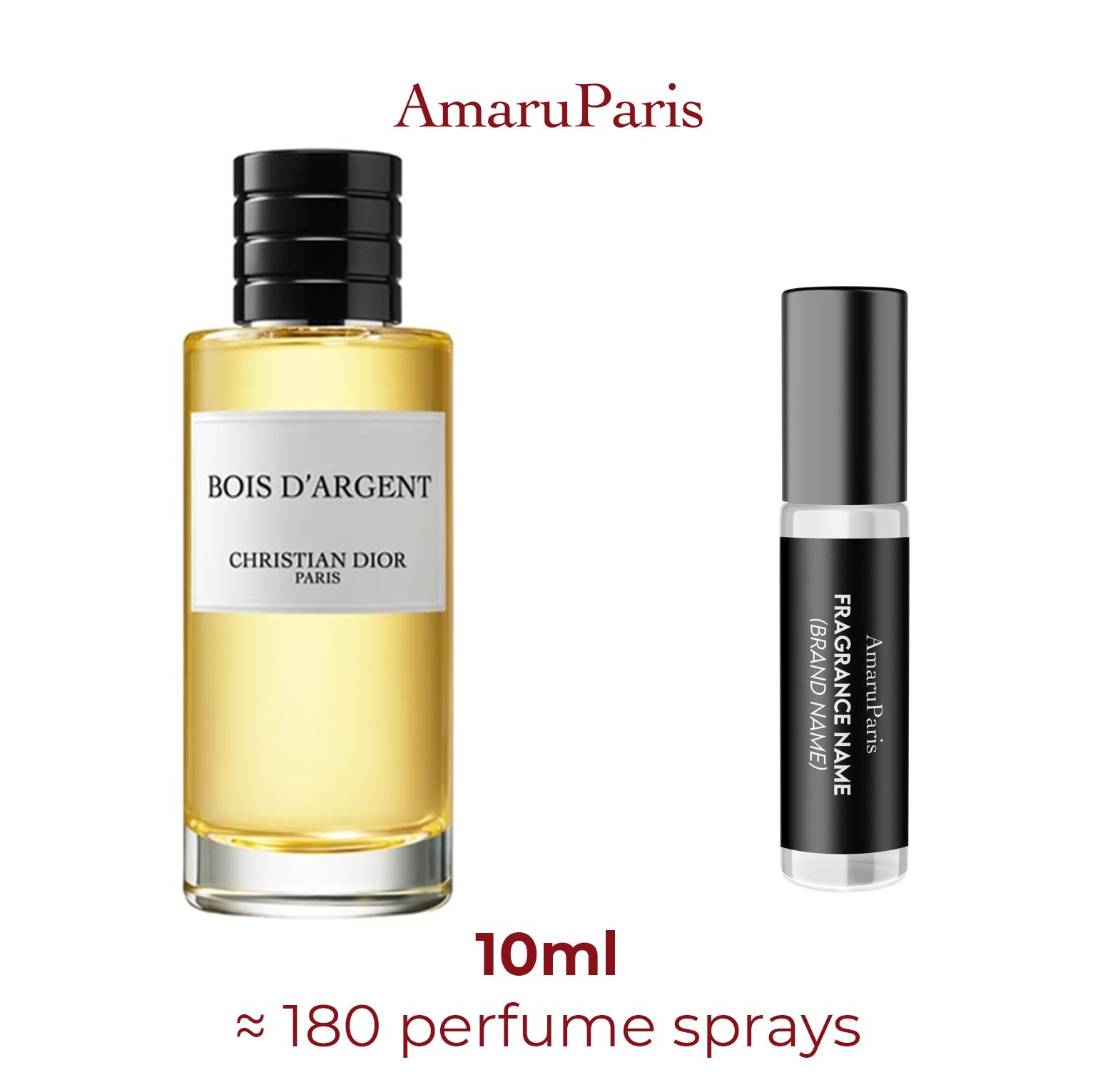 Dior Bois d'Argent - Amaru Paris Miniature Perfume