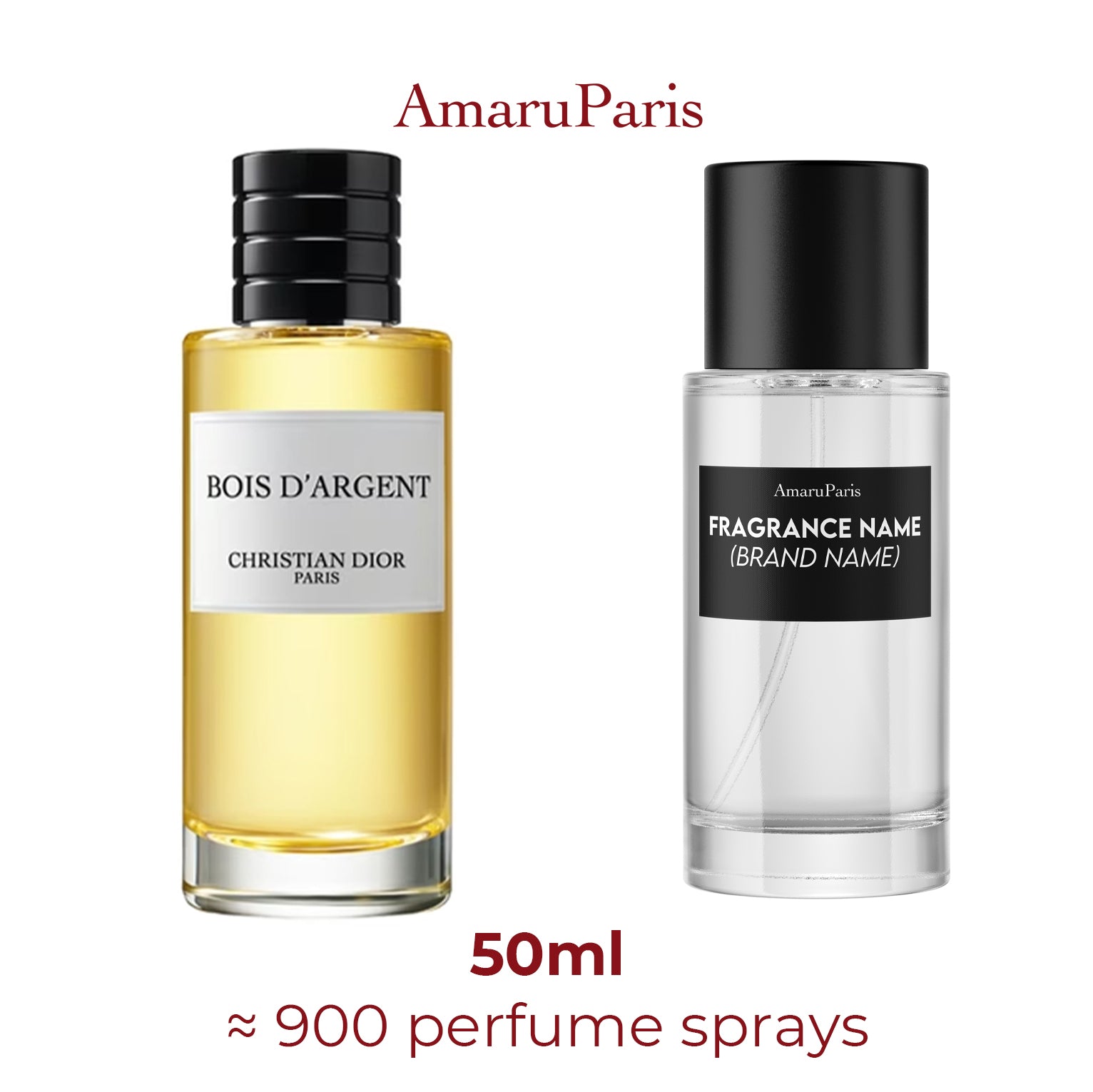 Dior Bois d'Argent - Amaru Paris Miniature Perfume