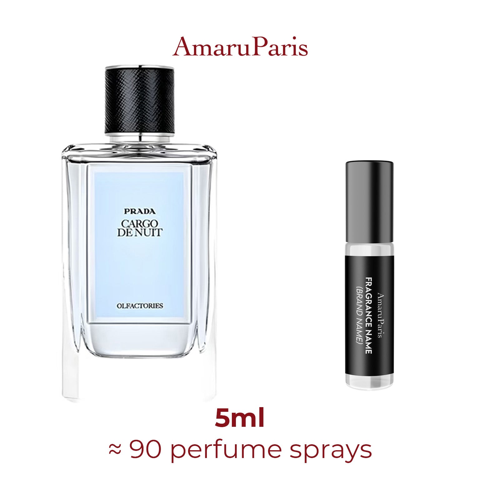 PRADA CARGO DE NUIT 100ml オードトワレ Cargo de Nuit Prada: sample & decant from €6.95