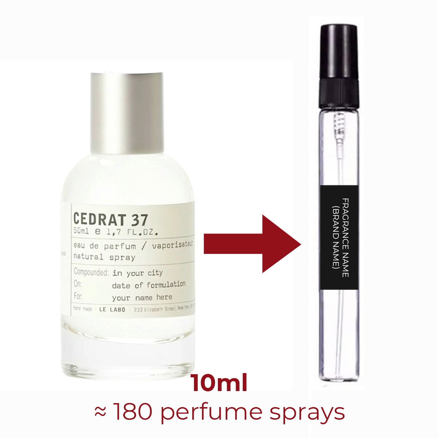 Cedrat 37 Le Labo - Miniature Perfume Amaru Paris