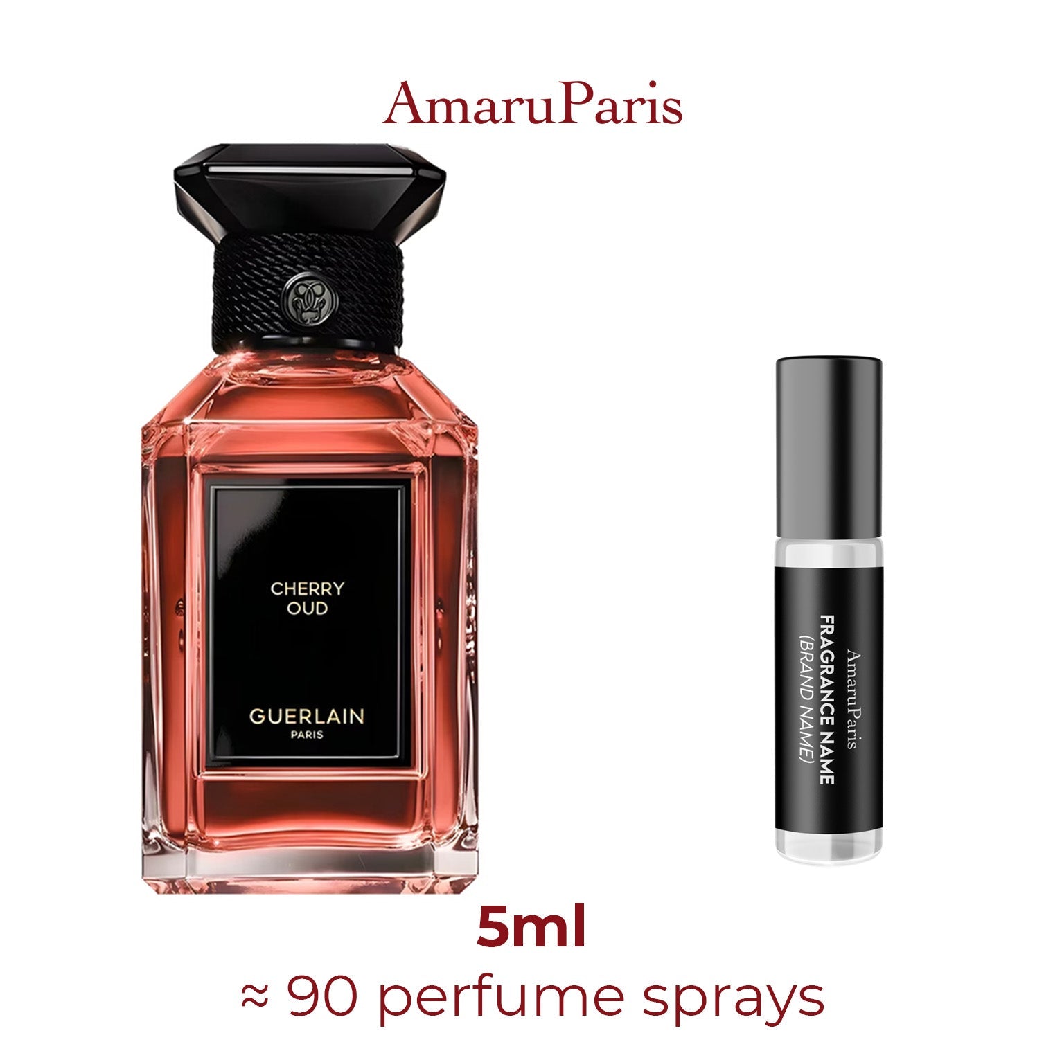 GUERLAIN CHERRY OUD 香水 ユニセックス Cherry Oud Guerlain - Miniature Perfume Amaru Paris