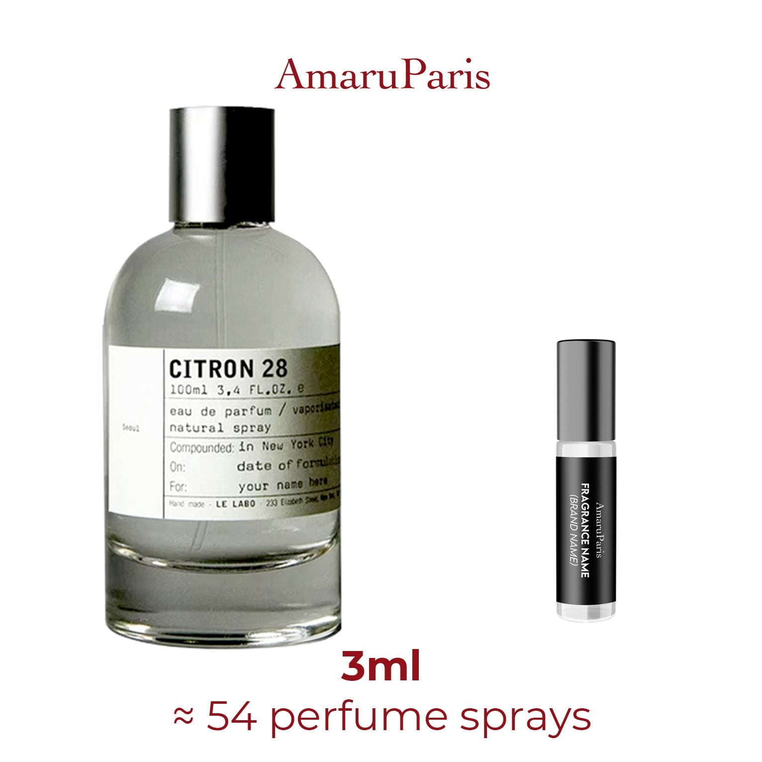 Parfum Citron 28 Seoul Le Labo unisexe - ParfumAmaruParis