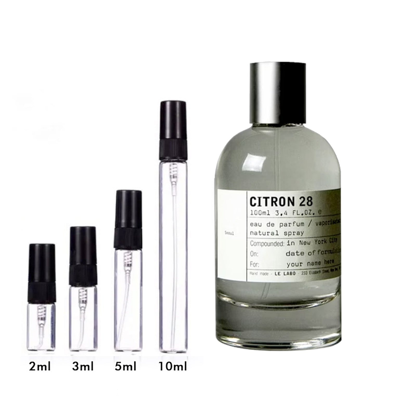 Citron 28 Seoul Le Labo - Parfum Miniature Amaru Paris