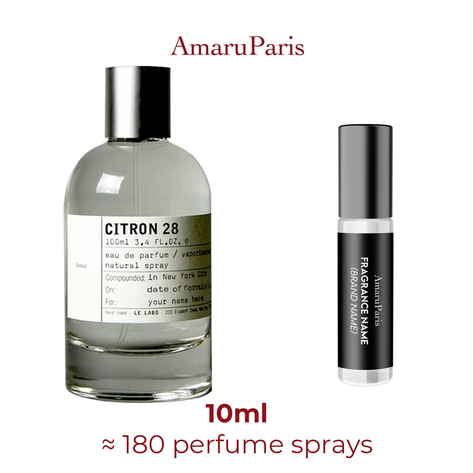 Citron 28 Seoul Le Labo - Miniature Perfume Amaru Paris