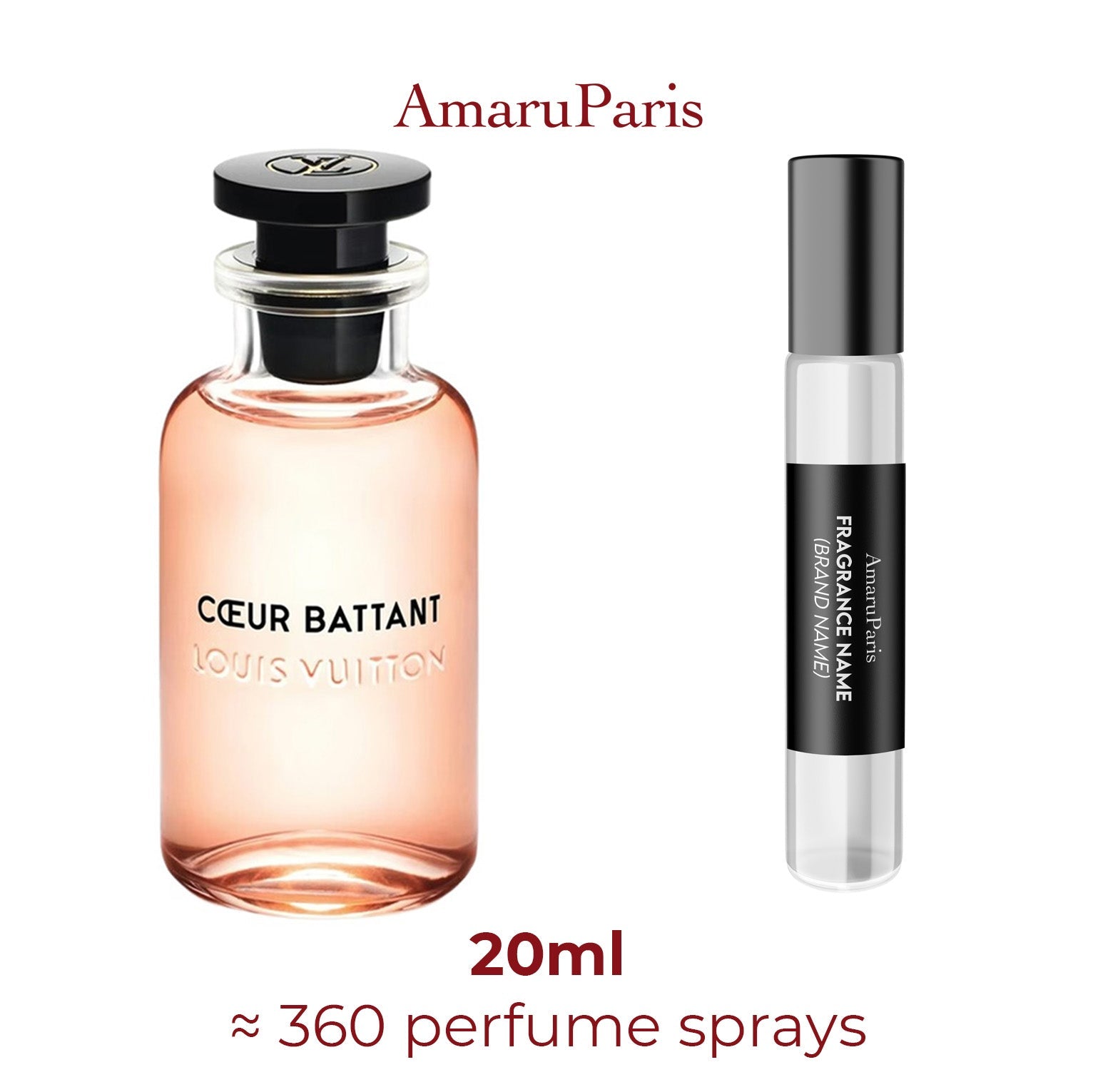 Cœur Battant Louis Vuitton - Parfum Miniature Amaru Paris