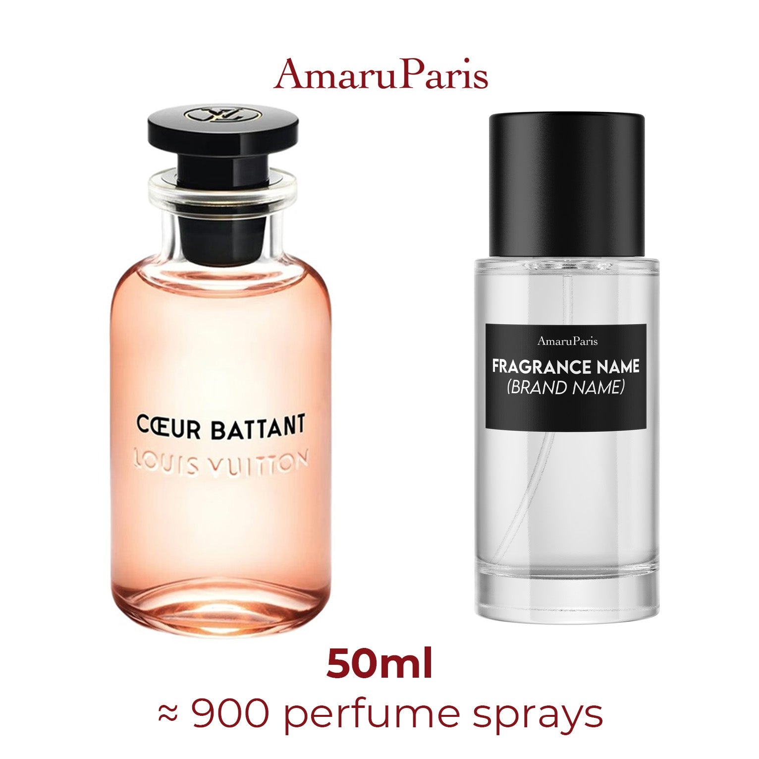 Louis Vuitton Heartbeat - Amaru Paris Miniature Perfume