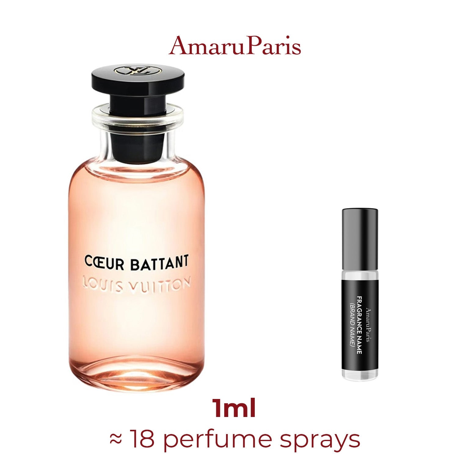 Louis Vuitton Heartbeat - Amaru Paris Miniature Perfume
