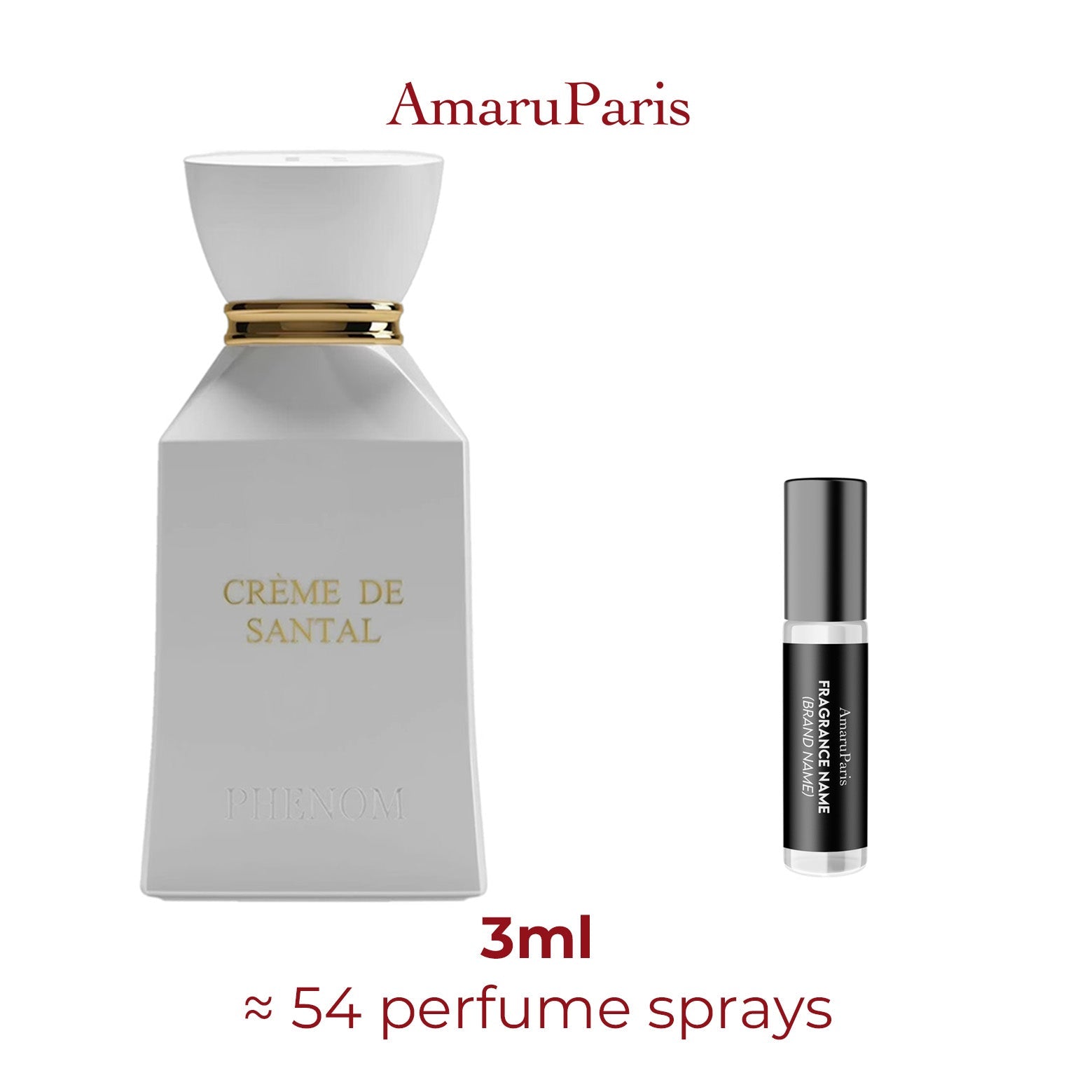 Parfum Crème de Santal Phenom unisexe - ParfumAmaruParis