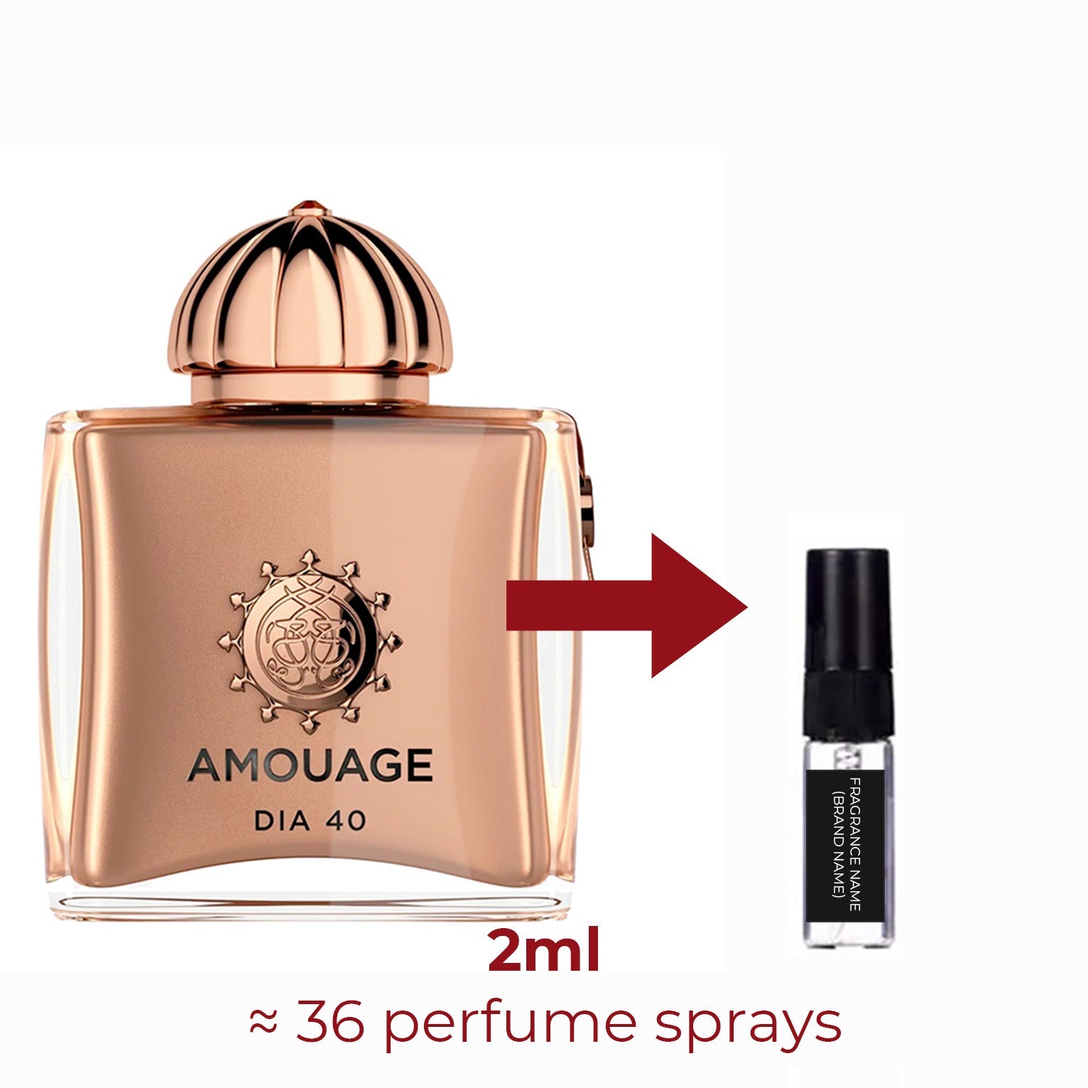Parfum Dia 40 Woman Amouage pour femme - ParfumAmaruParis