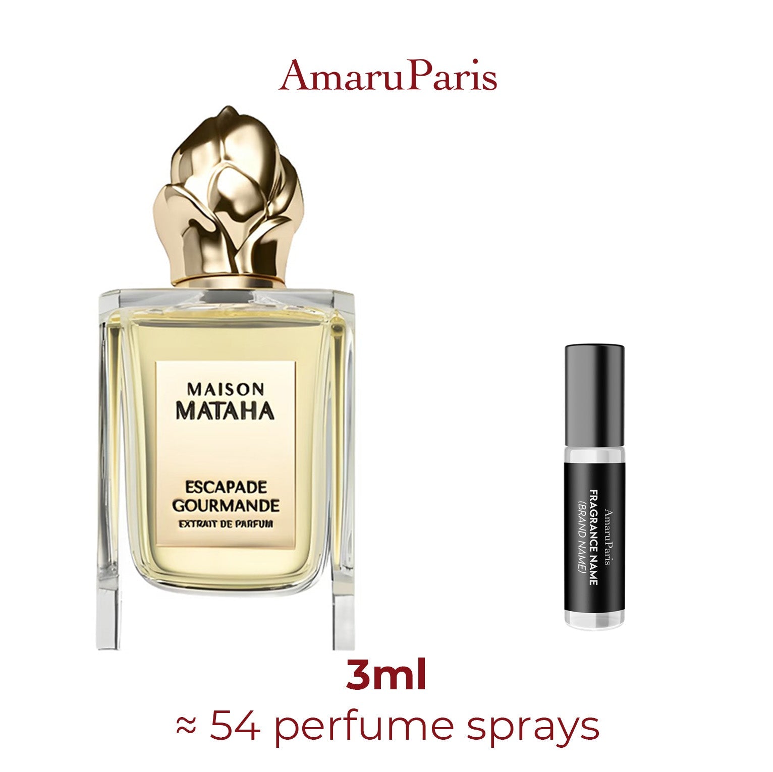 香水(ユニセックス) MAISON MATAHA ESCAPADE GOURMADE Gourmet Getaway Maison Mataha - Amaru Paris Miniature Perfume
