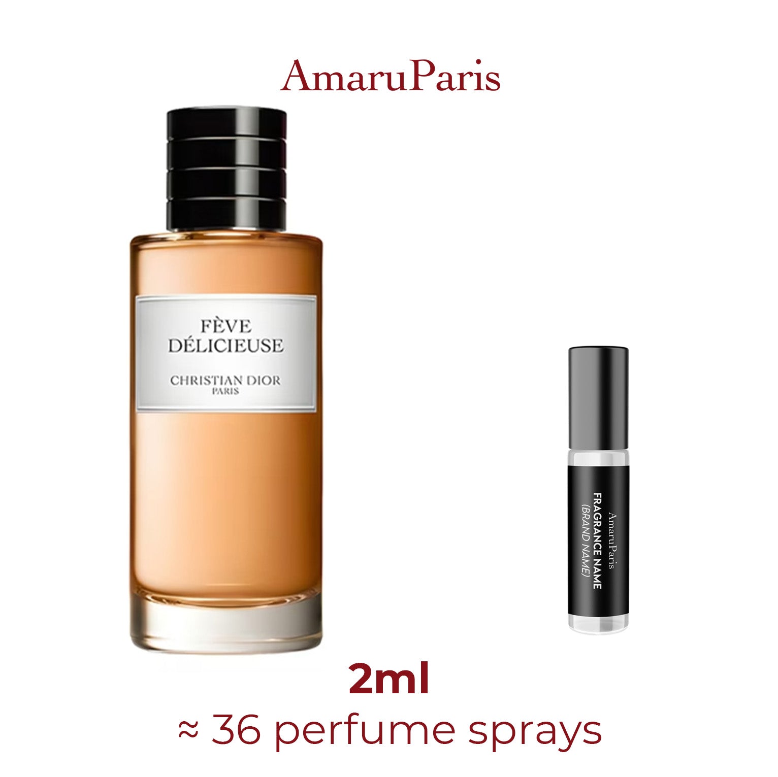 Fève Délicieuse Dior - Parfum Miniature Amaru Paris