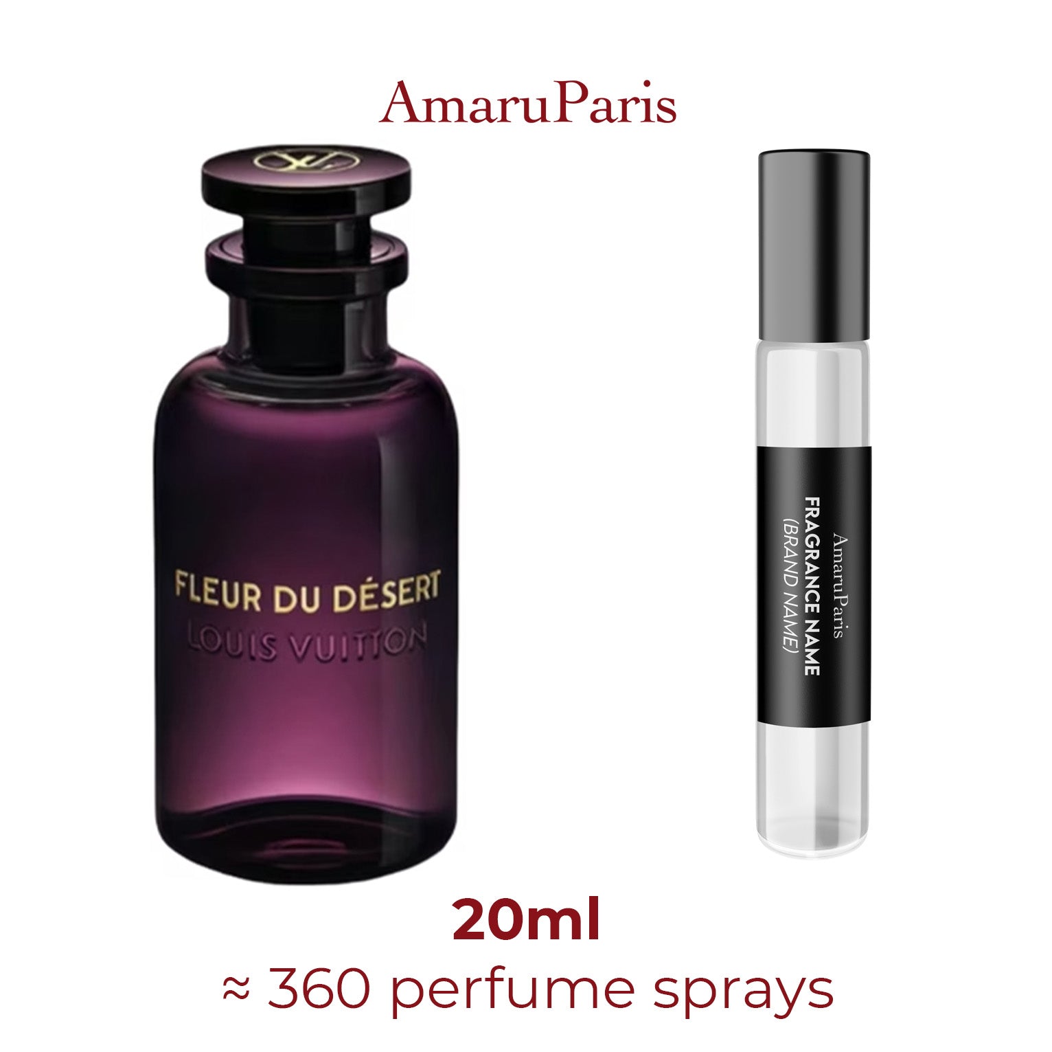 Louis Vuitton Desert Flower - Amaru Paris Miniature Perfume
