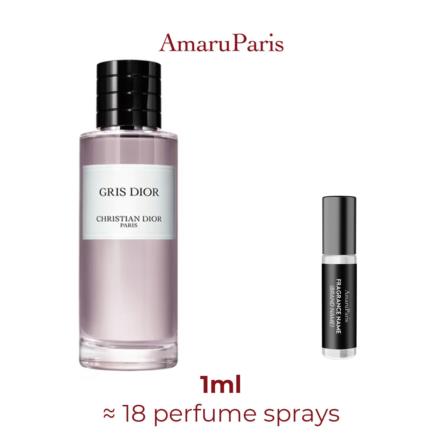 Gris Dior Dior - Miniature Perfume Amaru Paris