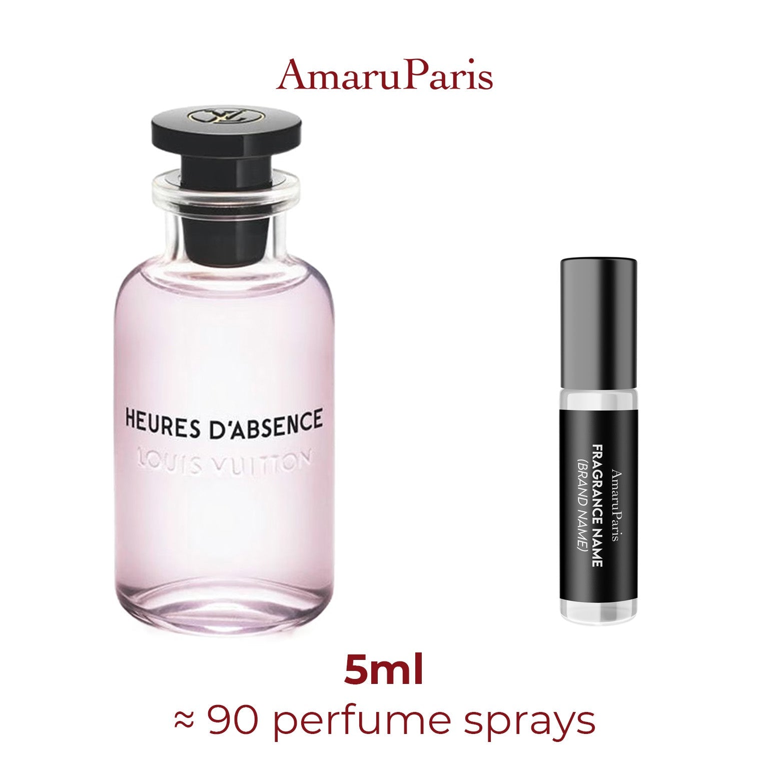 Louis Vuitton Heures d'Absence - Amaru Paris Miniature Perfume