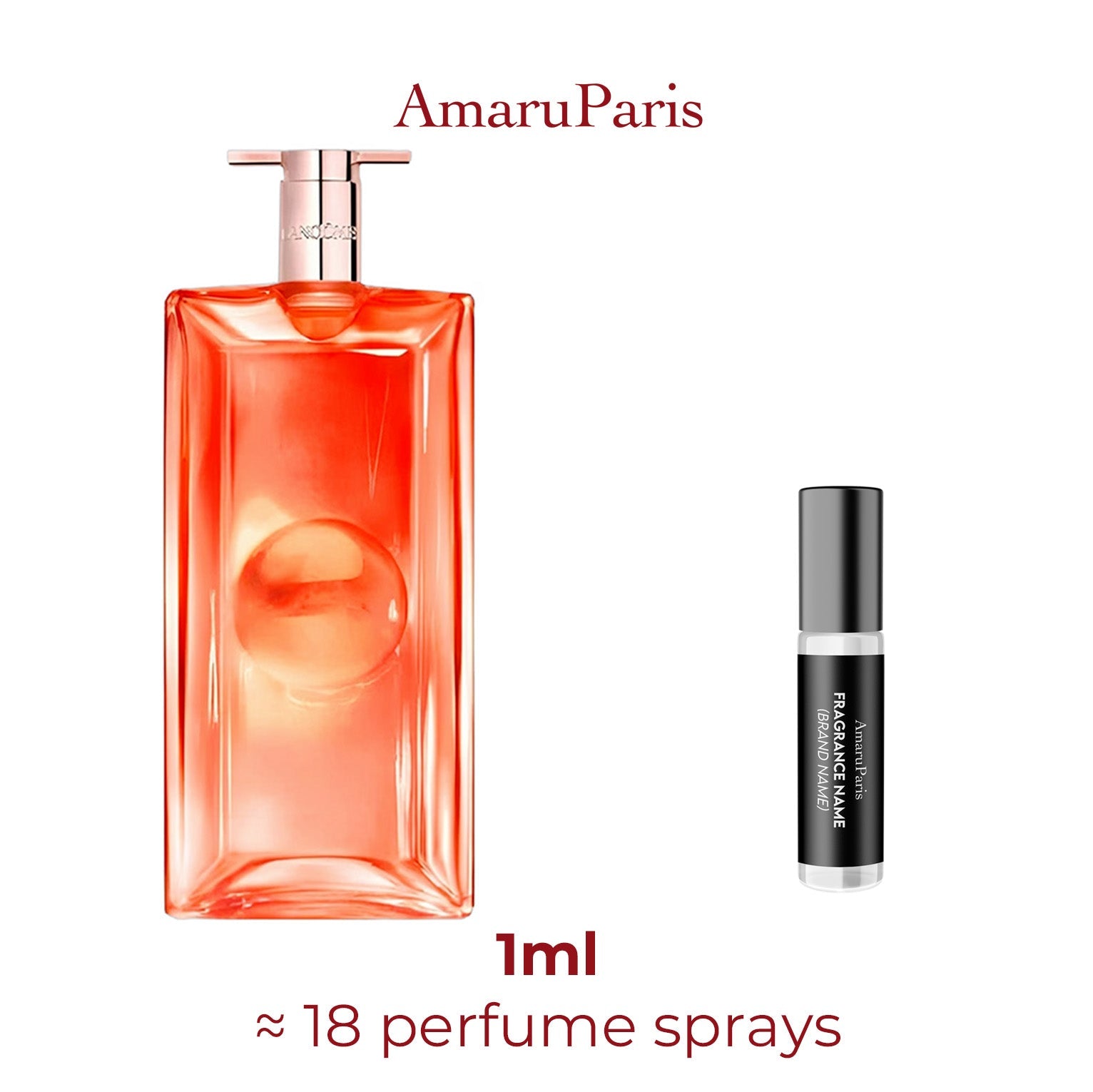 Parfum Idôle Peach 'N Roses Lancôme pour femme - AmaruParis