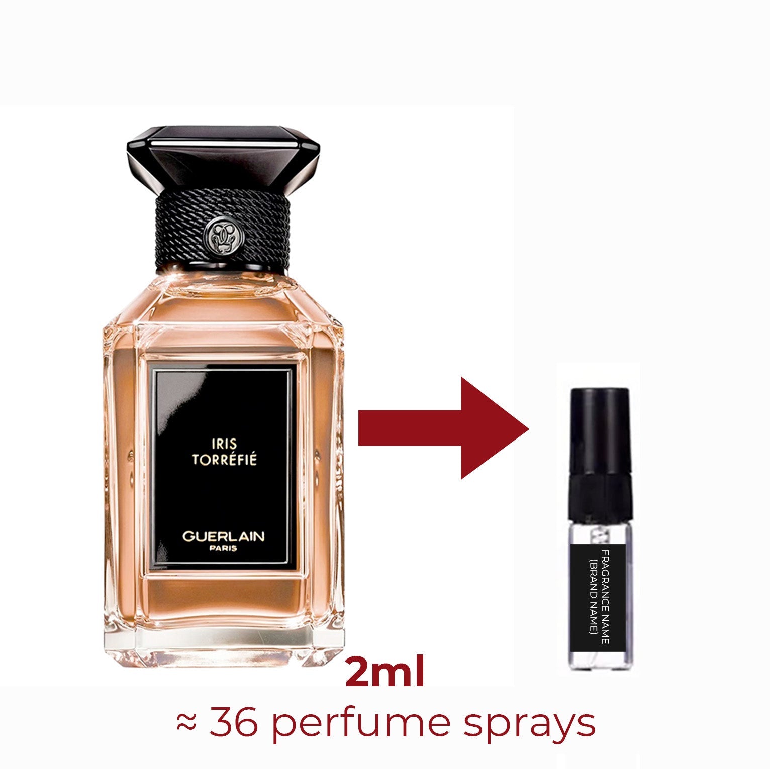 Guerlain Roasted Iris - Amaru Paris Miniature Perfume