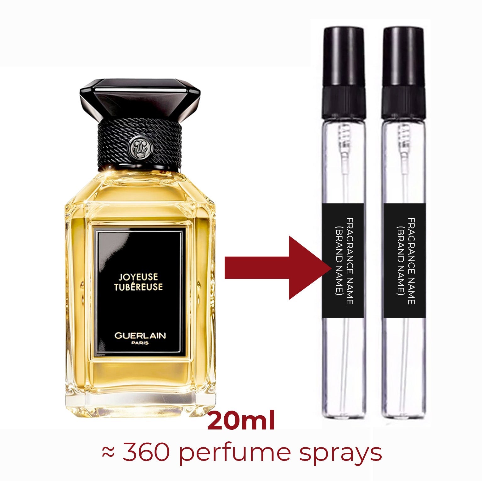 Joyeuse Tubéreuse Guerlain - Amaru Paris Miniature Perfume