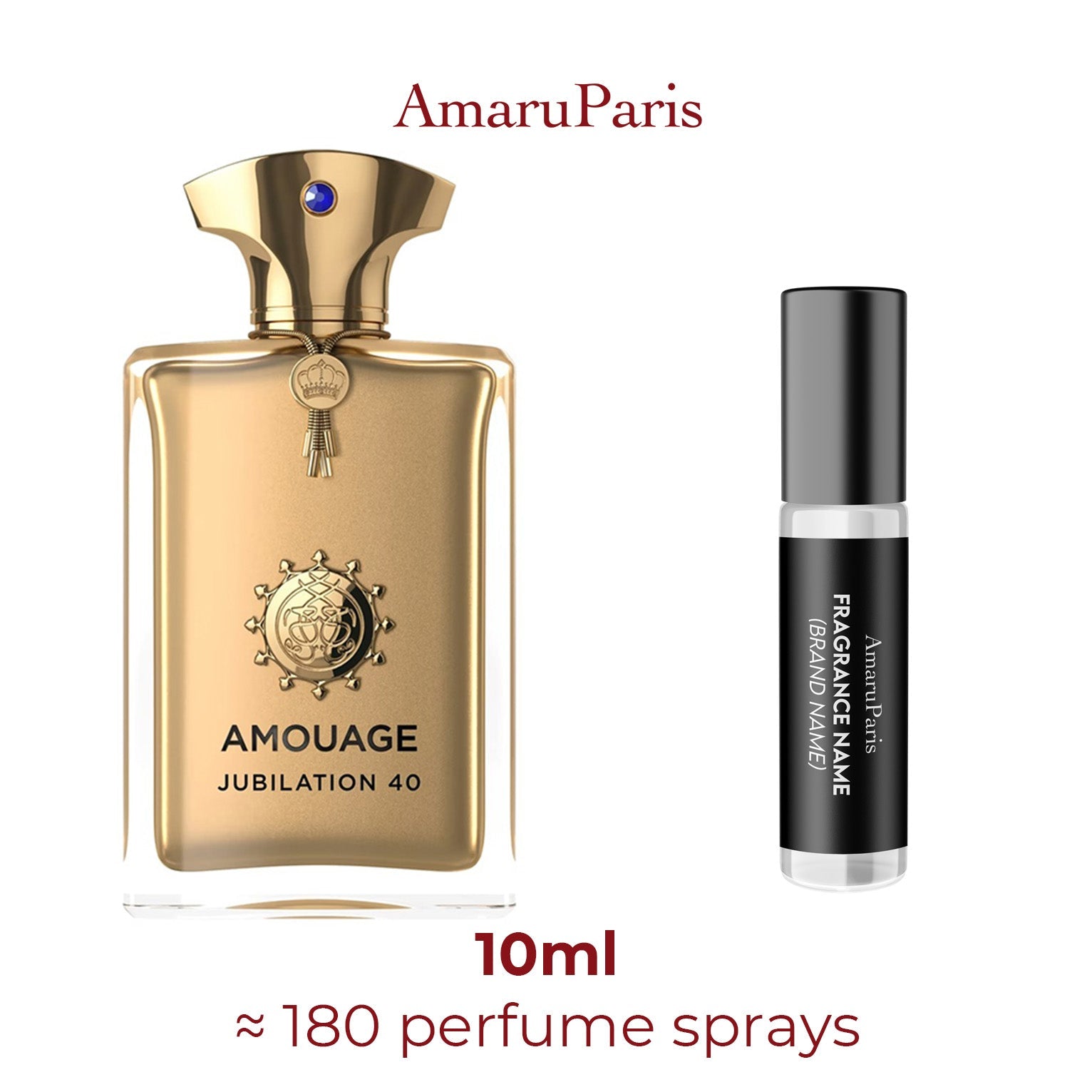 香水(男性用) amouage jubilation40 Jubilation 40 Man Amouage - Miniature Perfume Amaru Paris