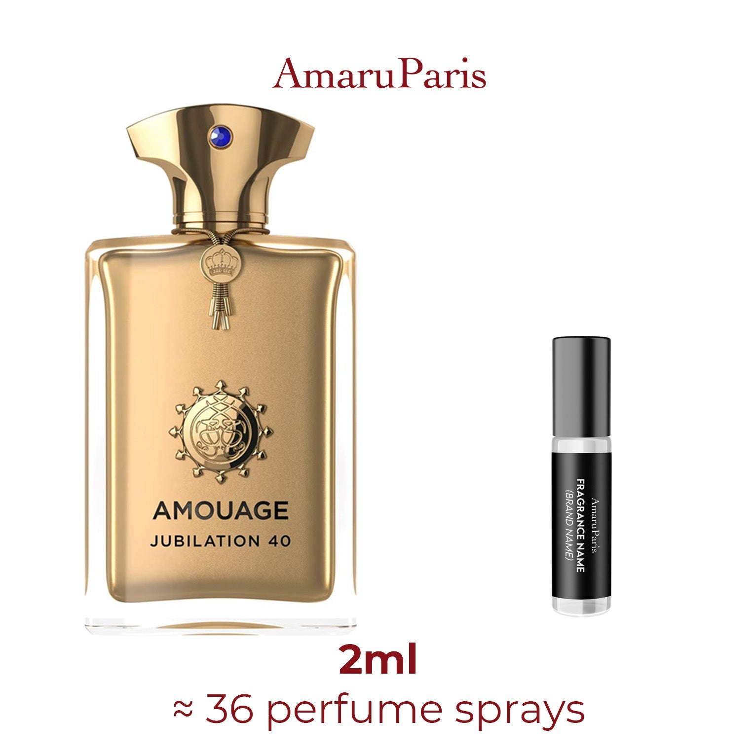 Jubilation 40 Man Amouage - Miniature Perfume Amaru Paris