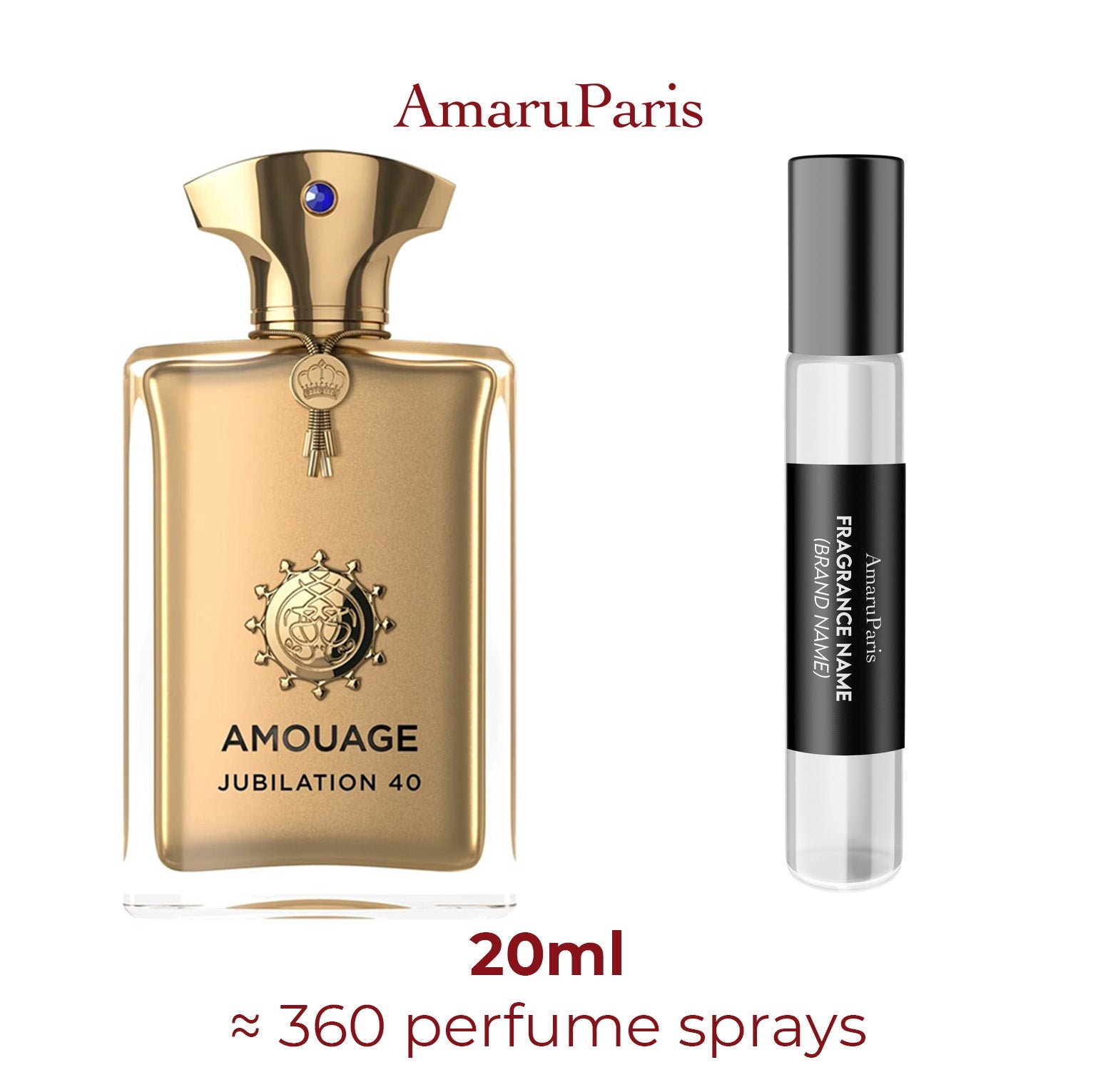 Jubilation 40 Man Amouage - Miniature Perfume Amaru Paris
