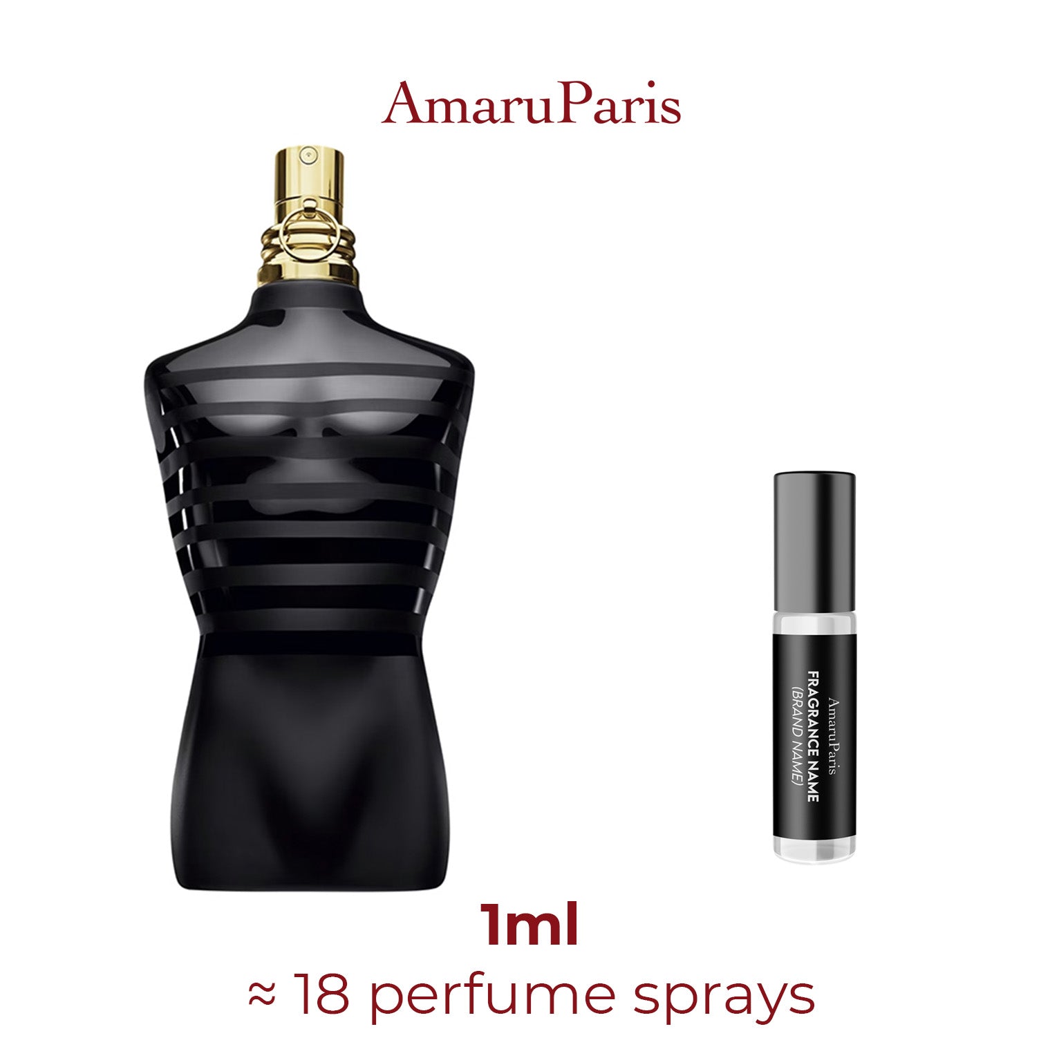 Le Male Le Parfum Jean Paul Gaultier - Amaru Paris Miniature Perfume