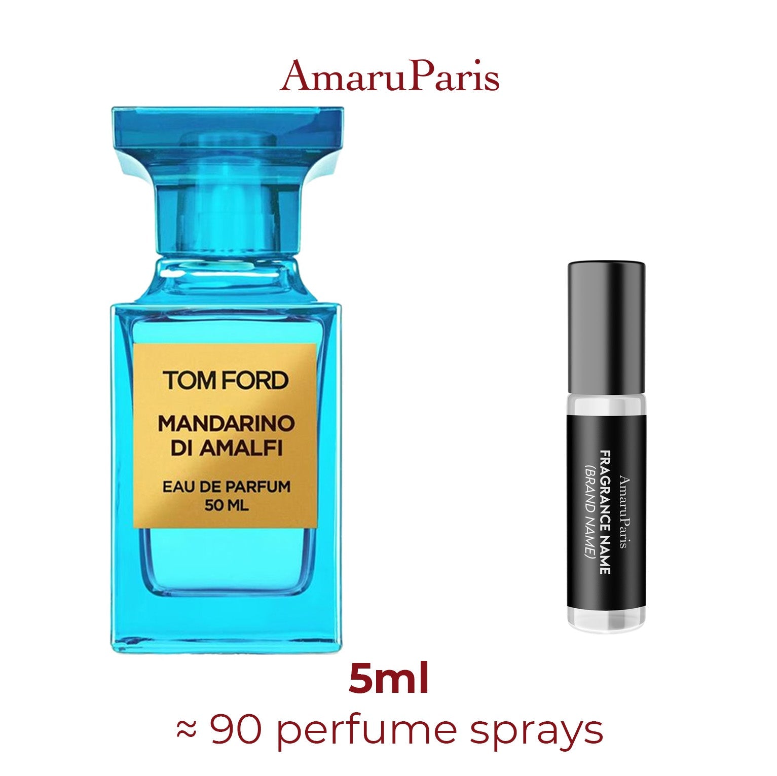 新品TOMFORD MANDARINO DI AMLFI Mandarino di Amalfi Tom Ford - Miniature Perfume Amaru Paris