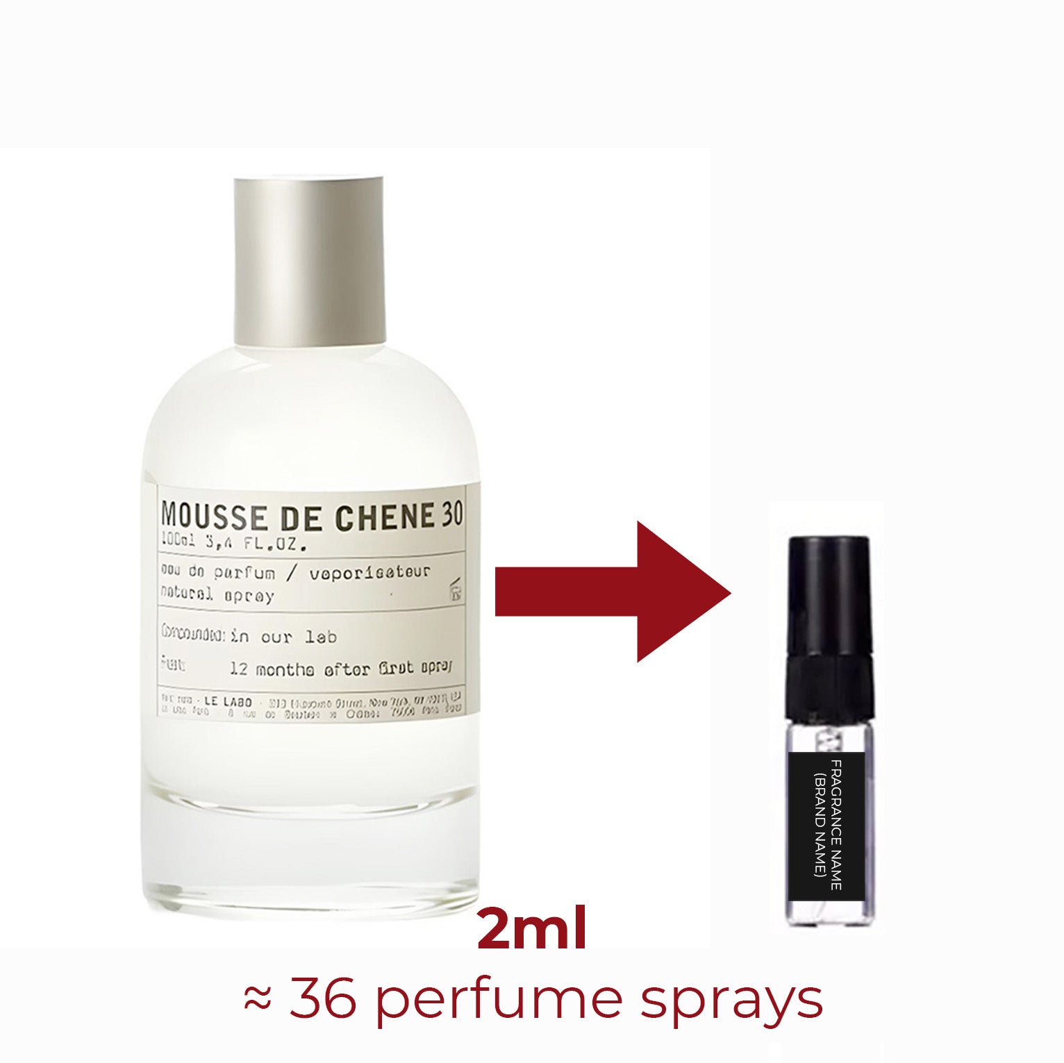 香水(ユニセックス) LE LABO MOUSSE DE CHENE 30 15ml Oak Mousse 30 Amsterdam Le Labo - Miniature Perfume Amaru Paris