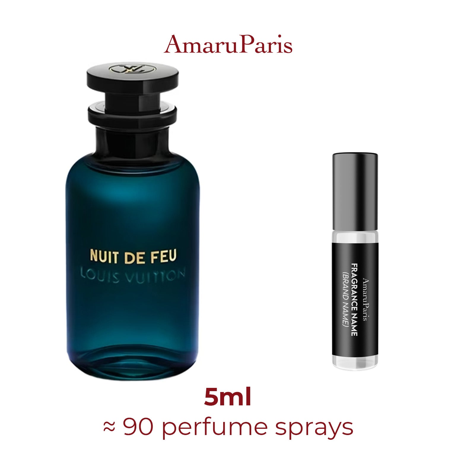 Nuit de Feu Louis Vuitton - Amaru Paris Miniature Perfume