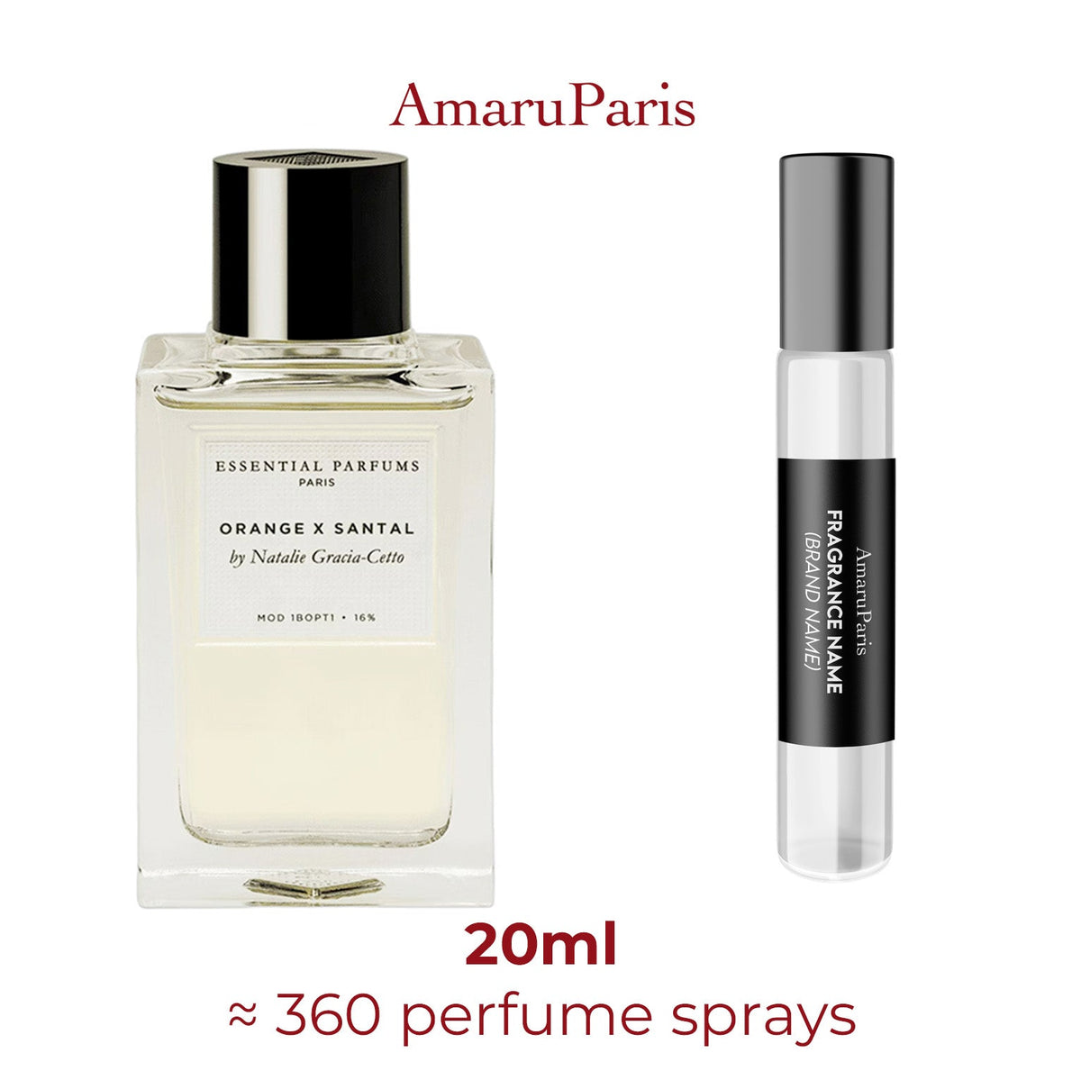 Parfum Orange X Santal Essential Parfums unisexe - ParfumAmaruParis