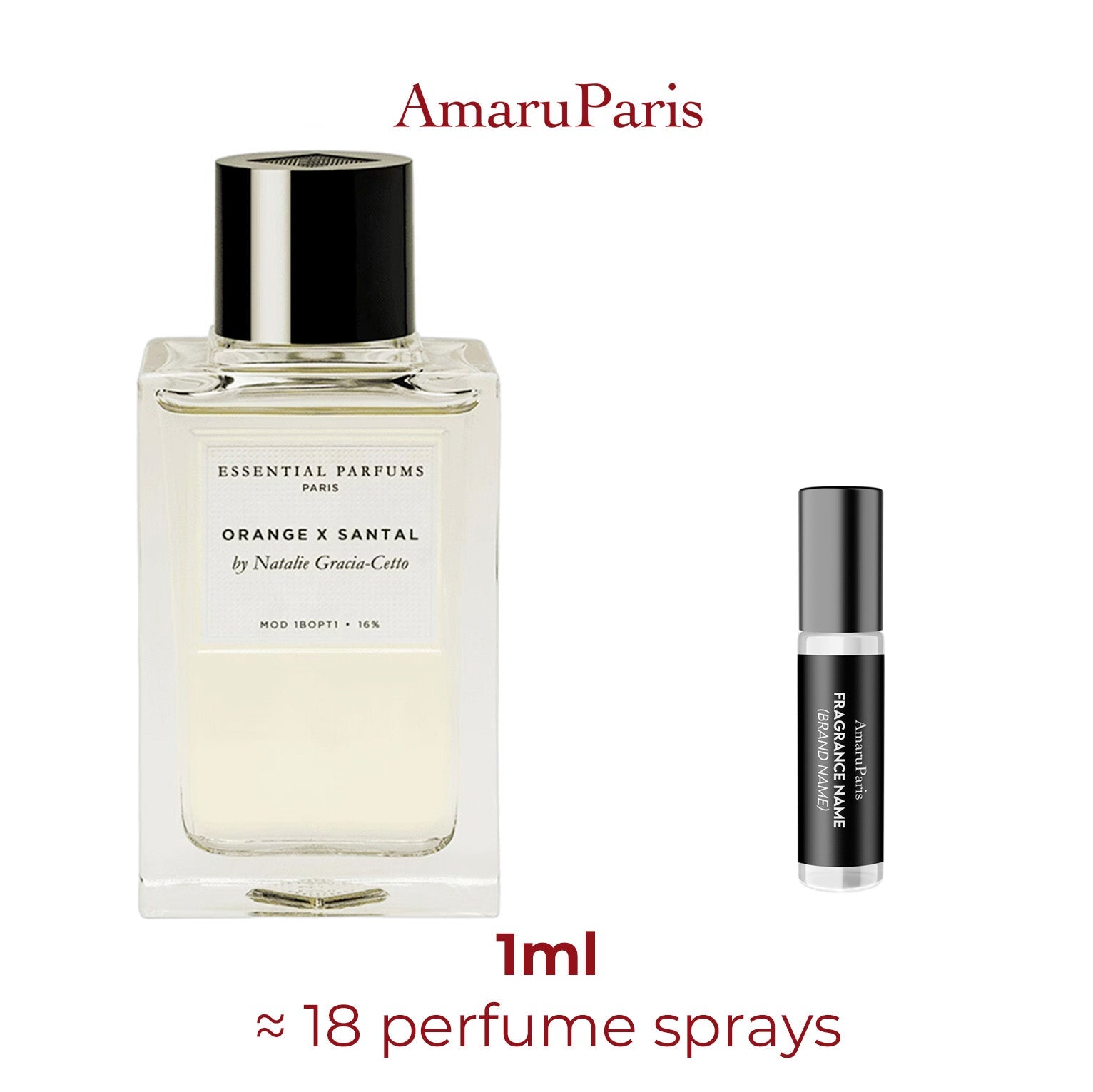 Parfum Orange X Santal Essential Parfums unisexe - ParfumAmaruParis