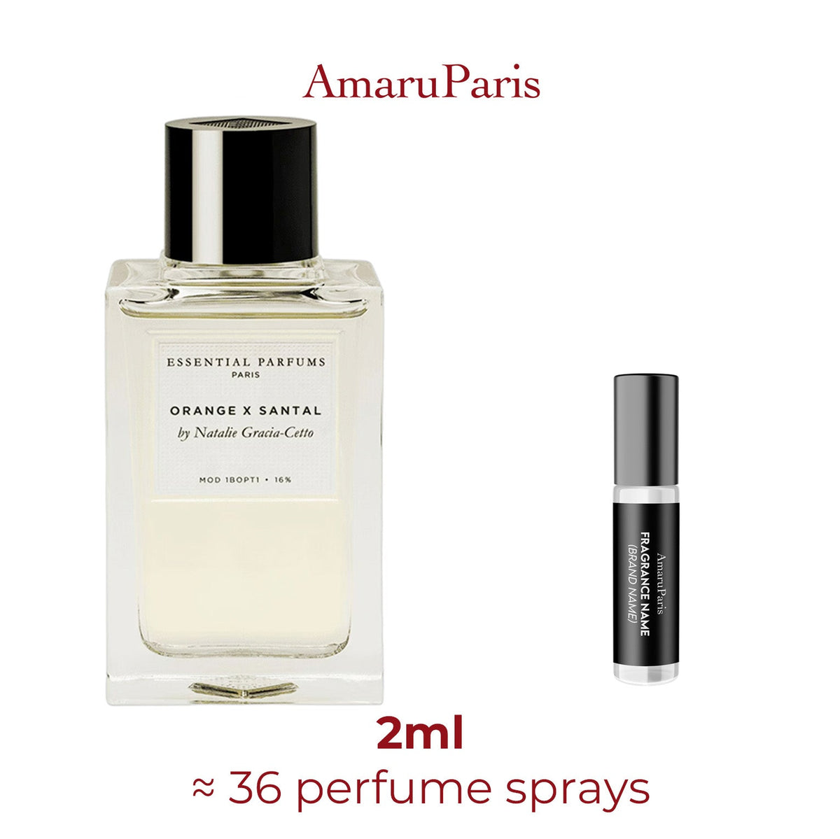 Parfum Orange X Santal Essential Parfums unisexe - ParfumAmaruParis