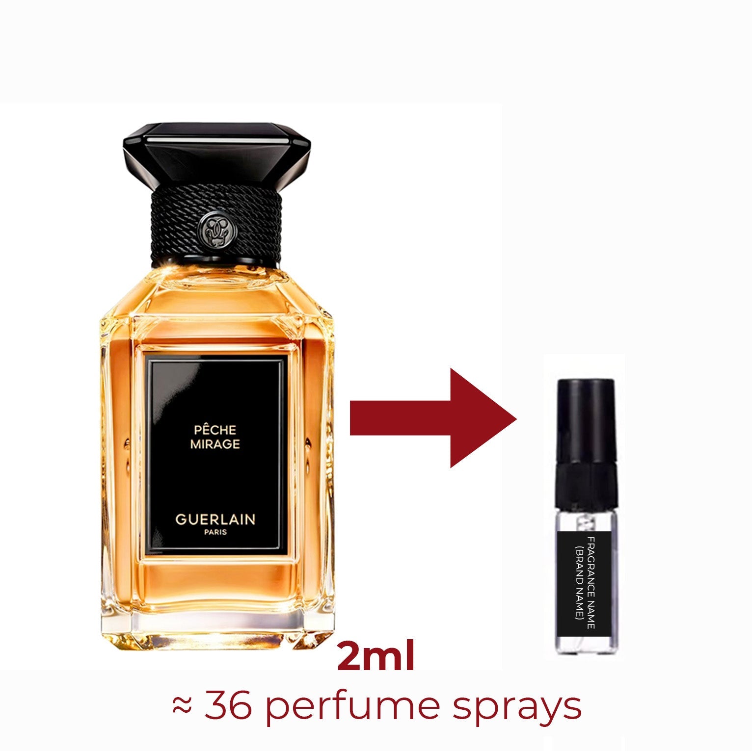 Guerlain Mirage Peach - Amaru Paris Miniature Perfume