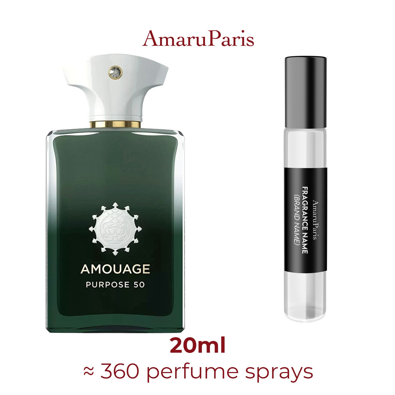 Purpose 50 Amouage - Miniature Perfume Amaru Paris