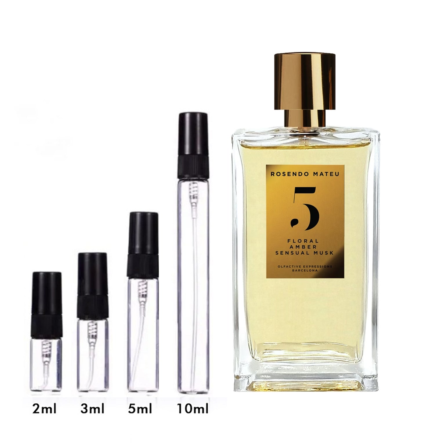 Parfum Rosendo Mateu Nº 5 Floral, Amber, Sensual Musk Rosendo Mateu Olfactive Expressions unisexe - ParfumAmaruParis